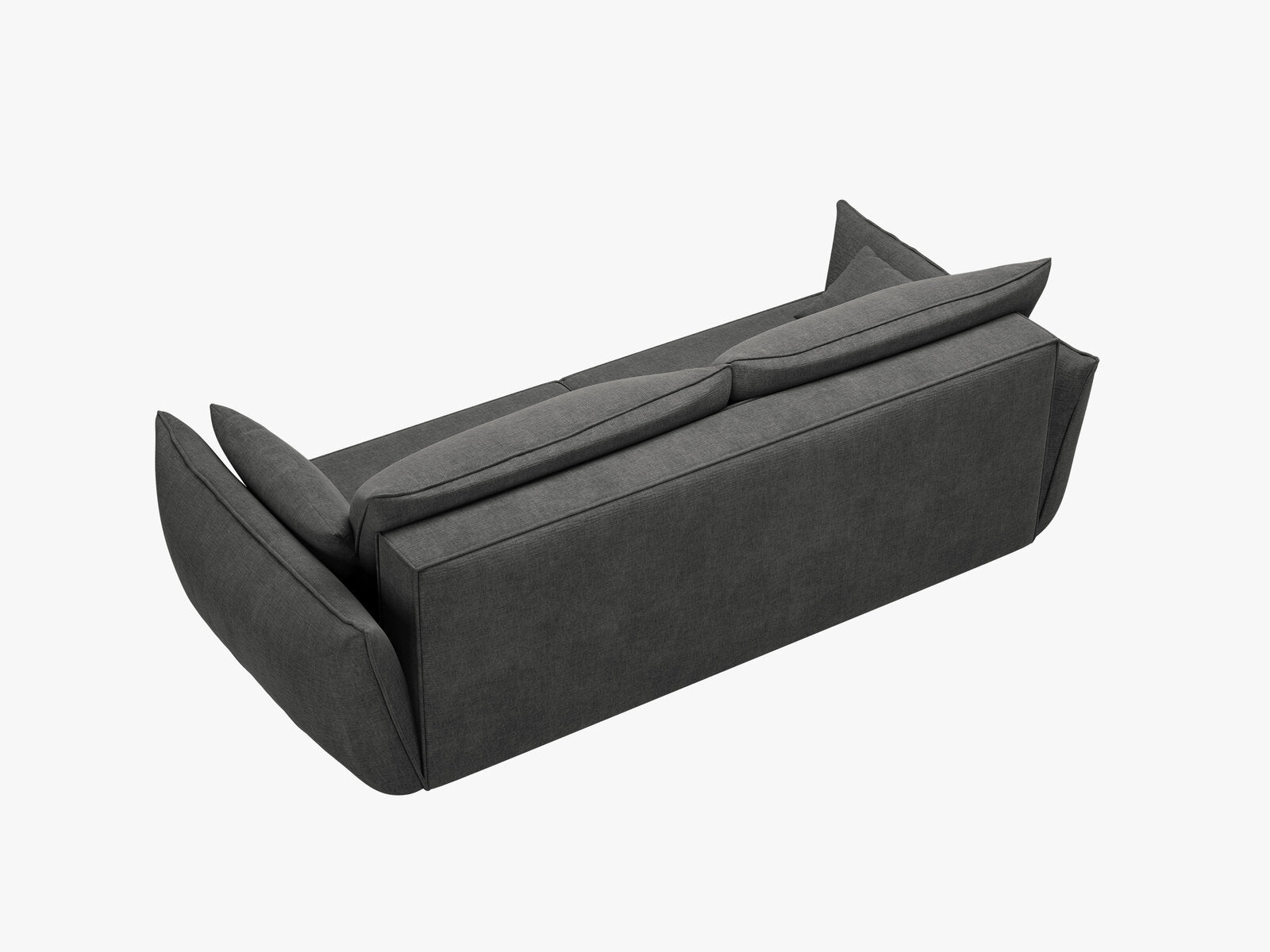 Micadoni Kaelle Sofa Mit Bettfunktion Und Stauraum Chenille Over The Horizon Dunkelgrau