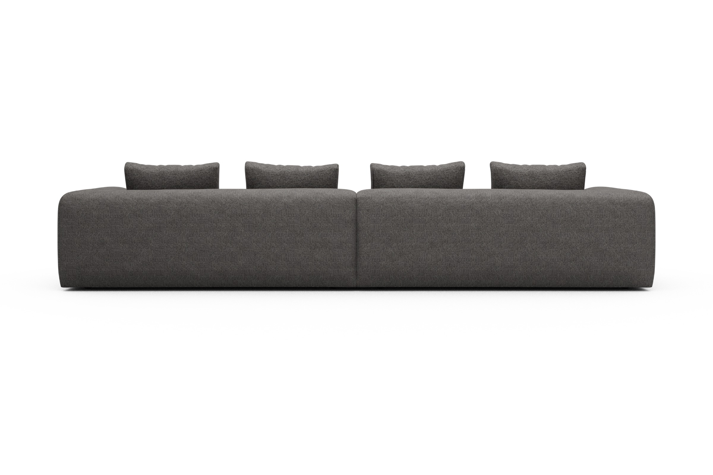 Sofa Modulares XXL Sofa Fred 5-Sitzer Carreno-Salt-and-Pepper