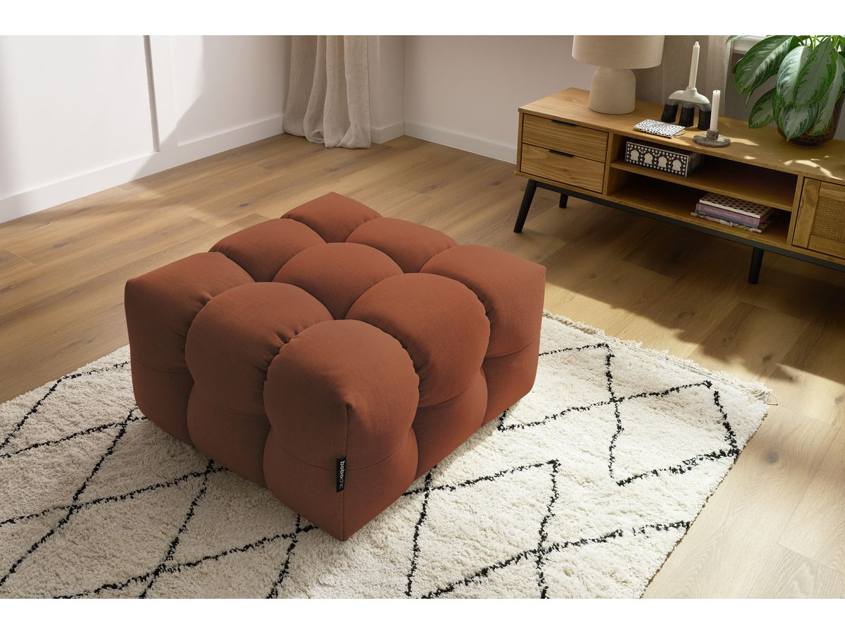 Bobochic Cloud Pouf Stoff Orange
