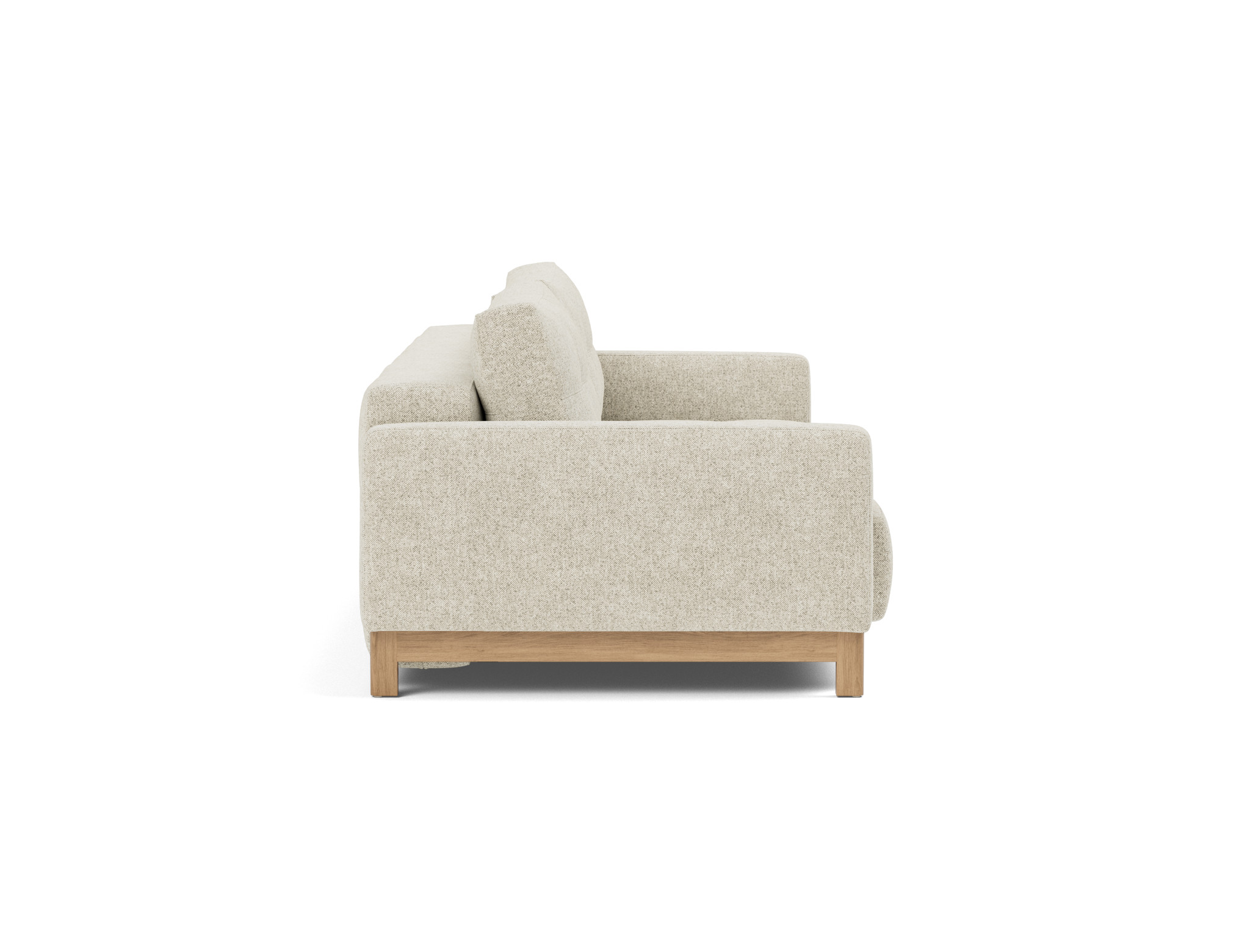 Schlafsofa Pyxis D.E.L. Strukturierter Stoff Taura 357-Off-White