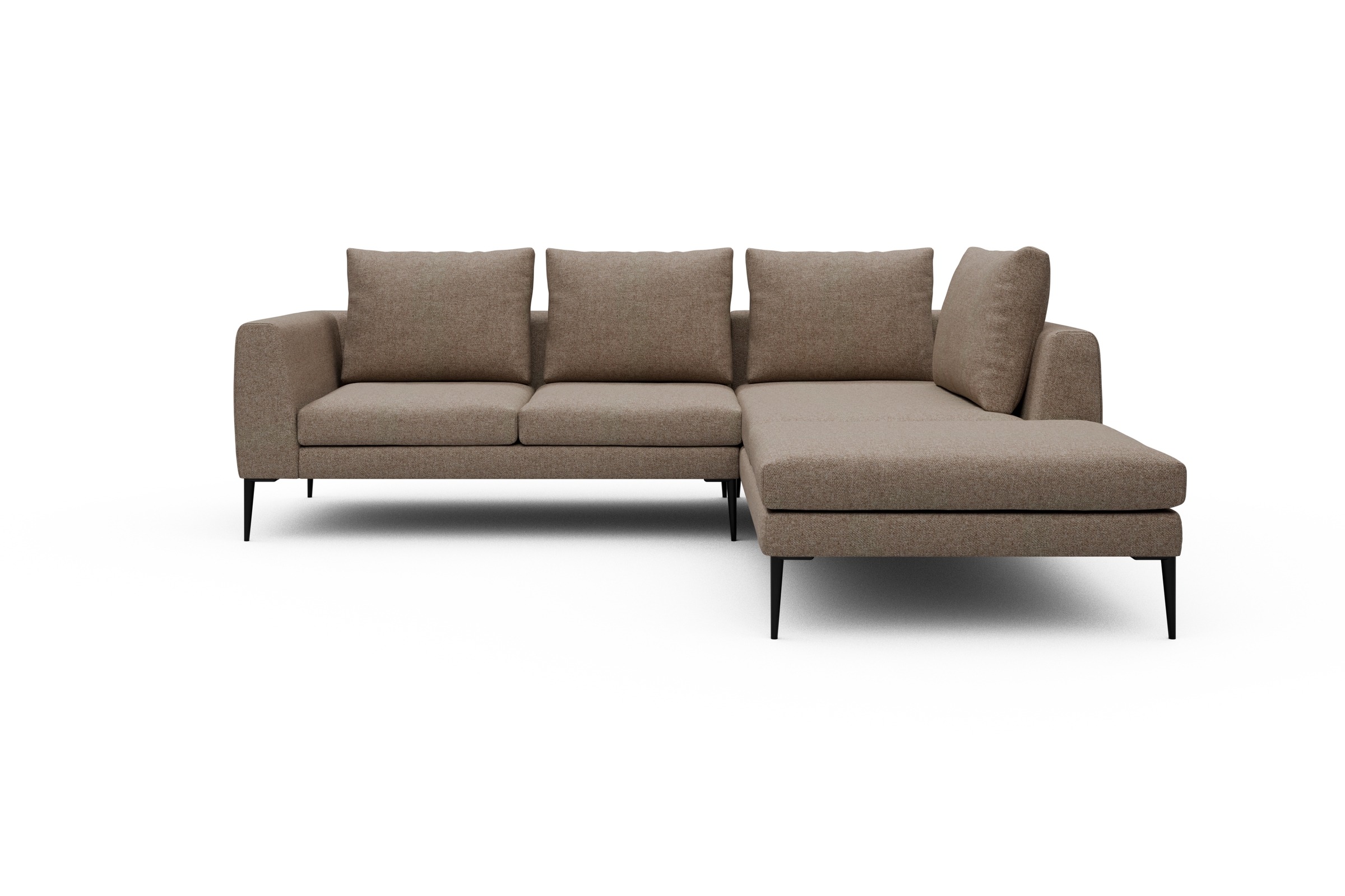 Skandi Home Ecksofa Paul Relax-Ecke rechts mit 2-Sitzer Sama-Antelope moebelfaktor