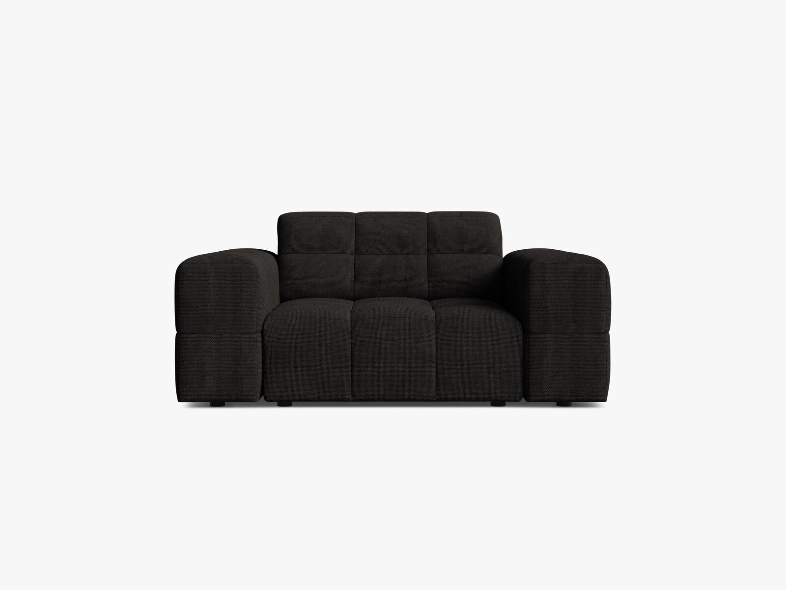 Micadoni Sessel Jennifer 1-Sitzer Chenille Eden Anthrazit