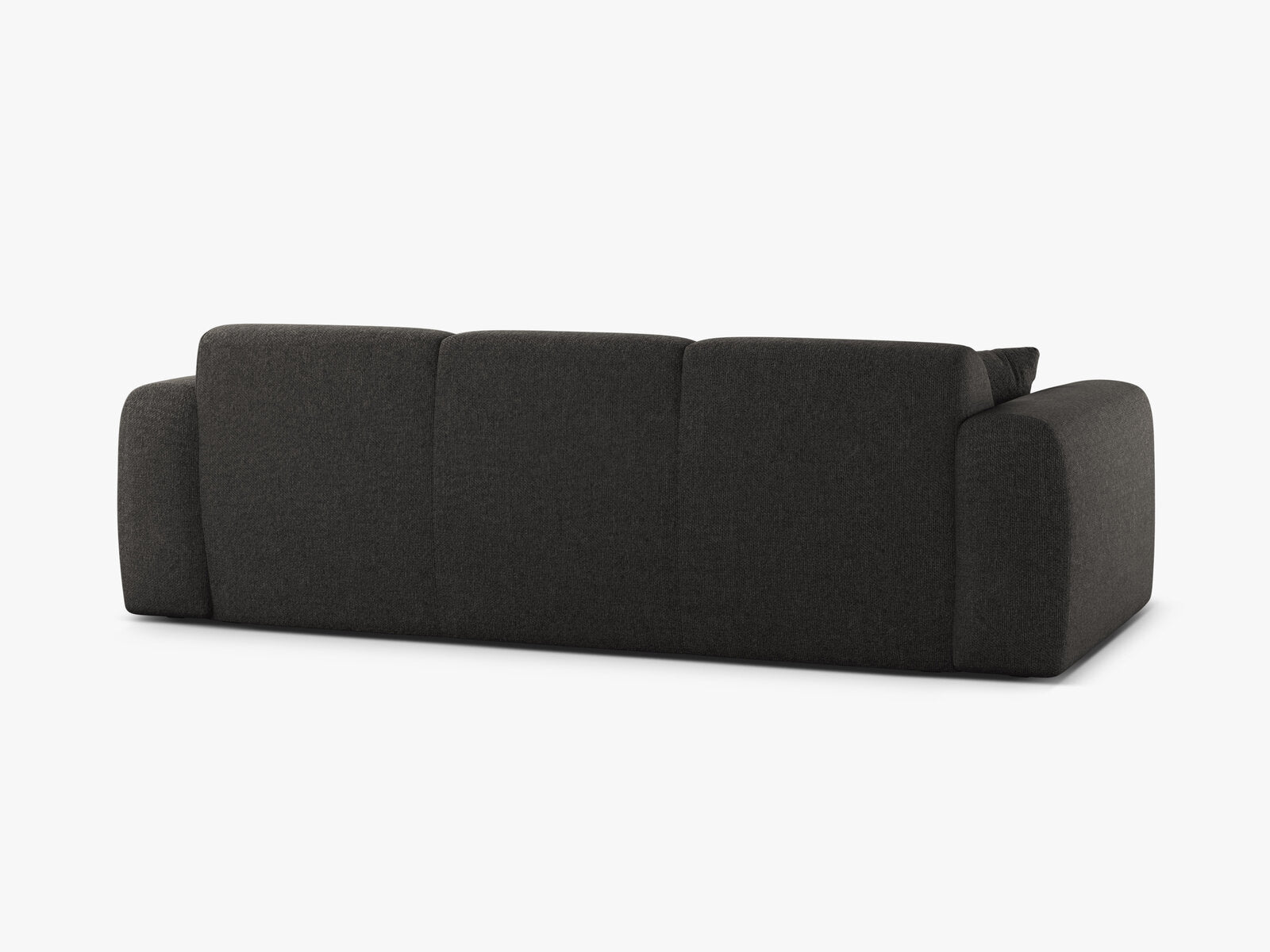 Micadoni Sofa Molino 3-Sitzer Chenille Eden Dunkelgrau