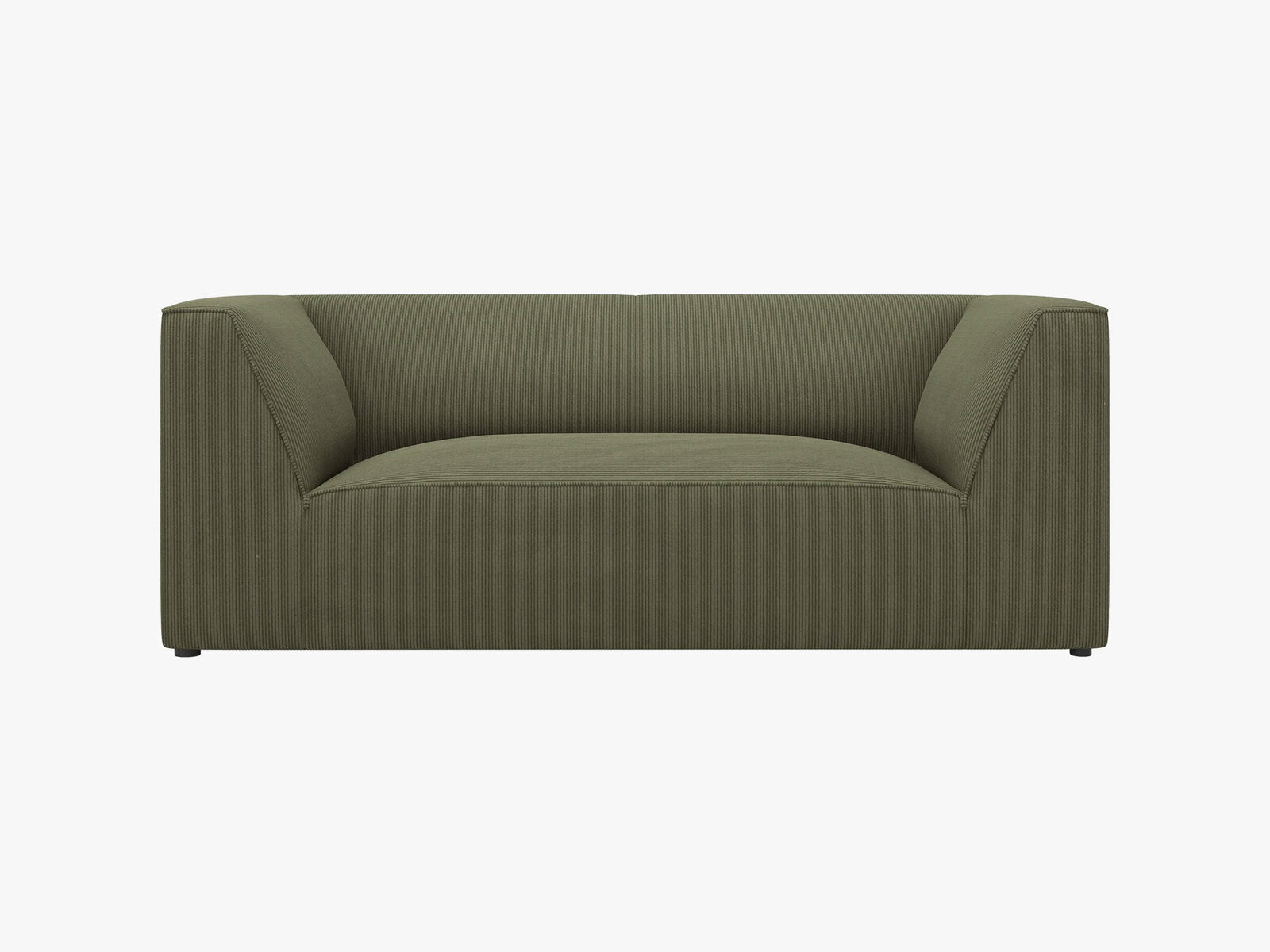 Micadoni Sofa Ruby 2-Sitzer Kord Scala Grün