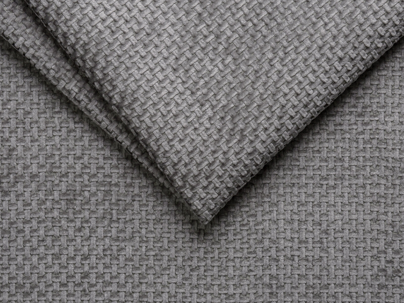 Micadoni Sofa Jennifer 3-Sitzer Chenille Eden Hellgrau