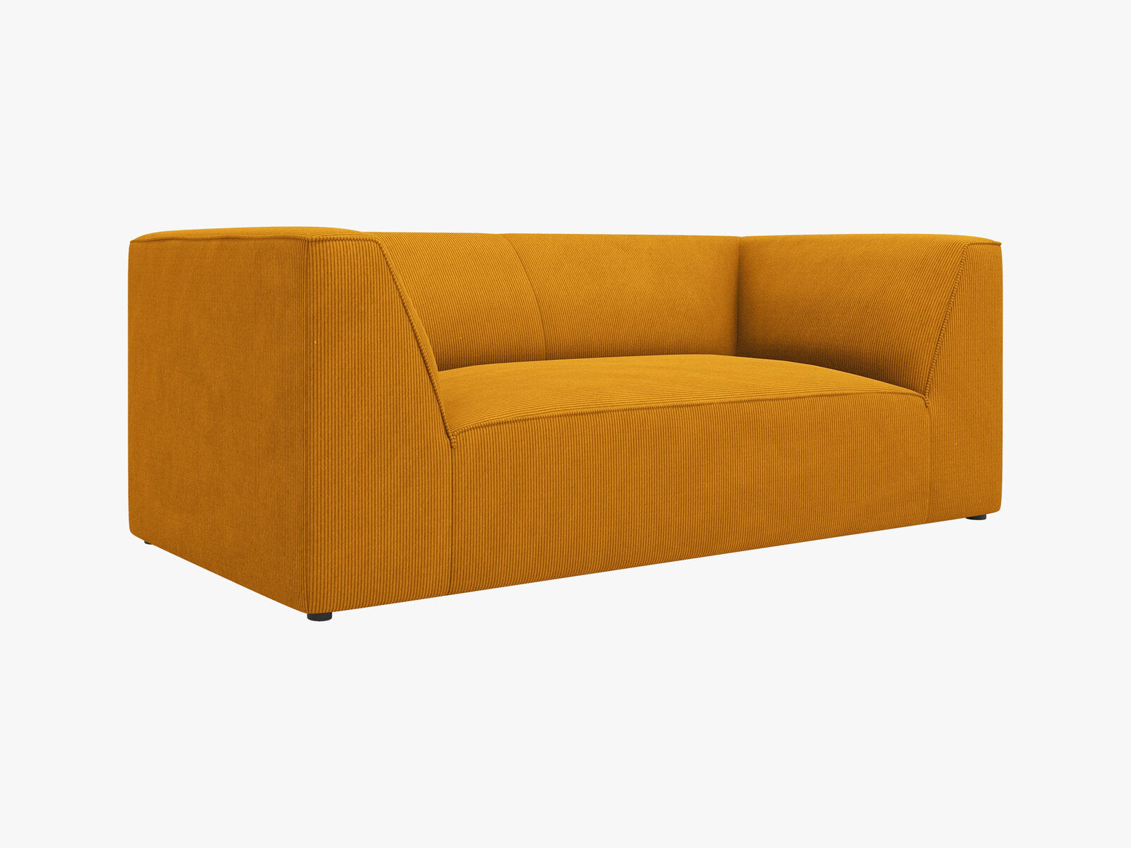 Micadoni Sofa Ruby 2-Sitzer Kord Scala Gelb