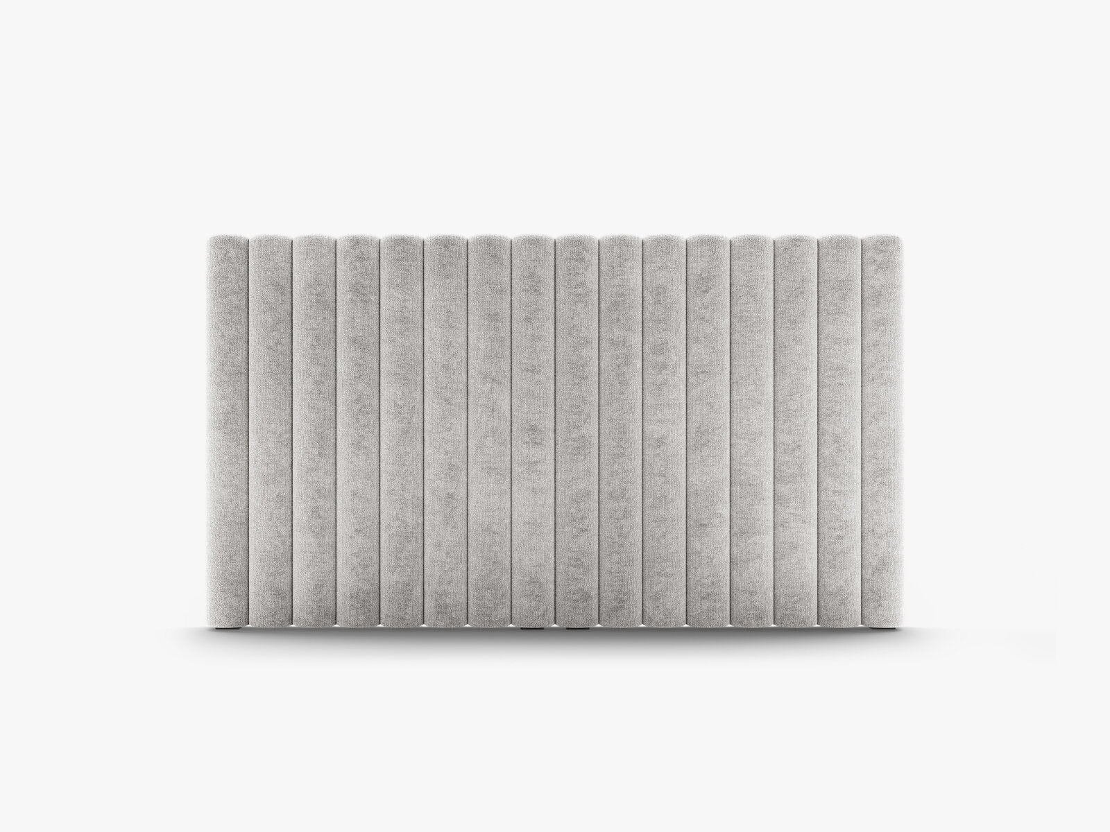 Micadoni Mistero Polster-Kopfteil Chenille Perfect Harmony Hellgrau 160x95