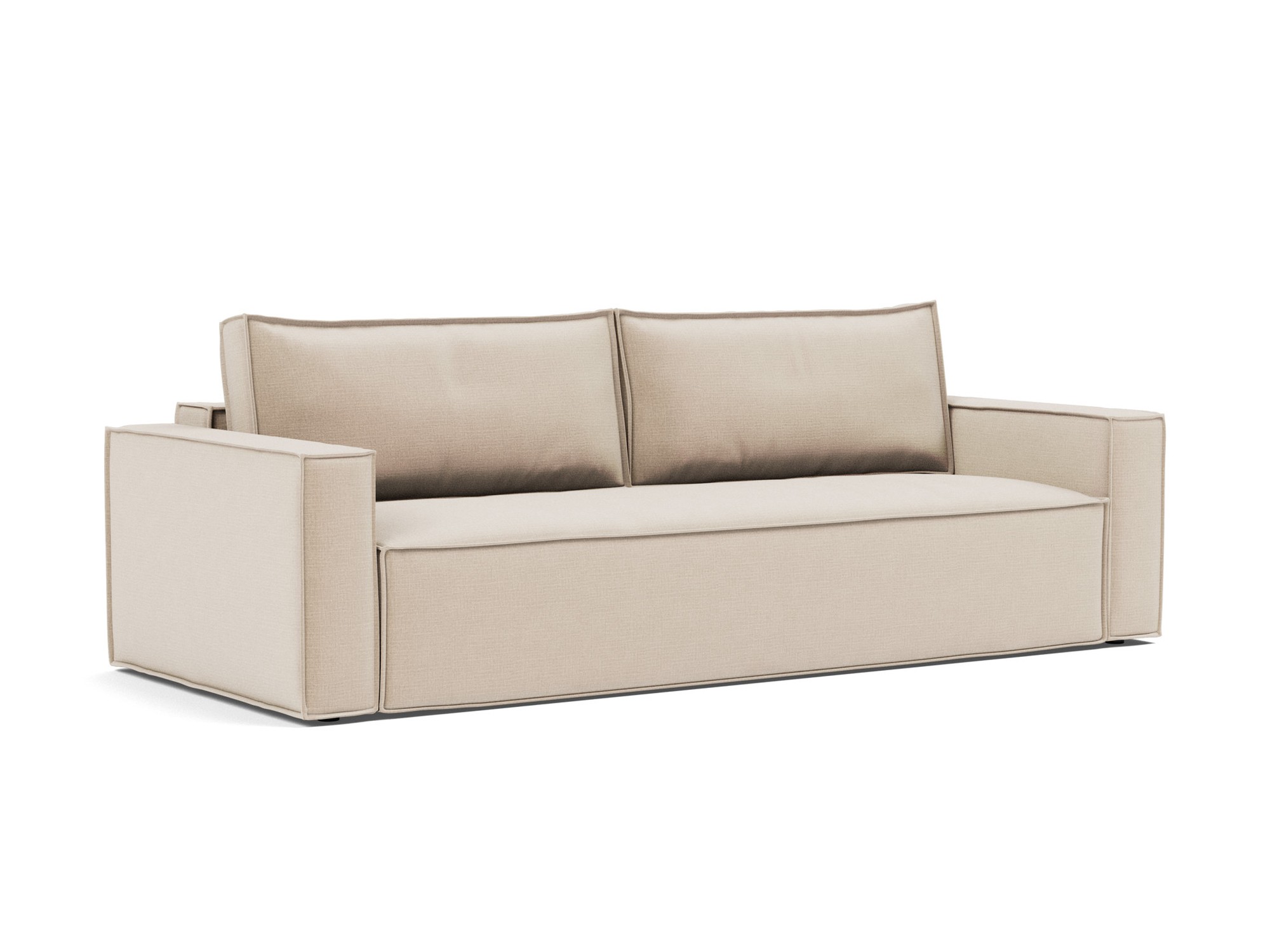 Schlafsofa Newilla Chenille Esina 410-Almond-Beige