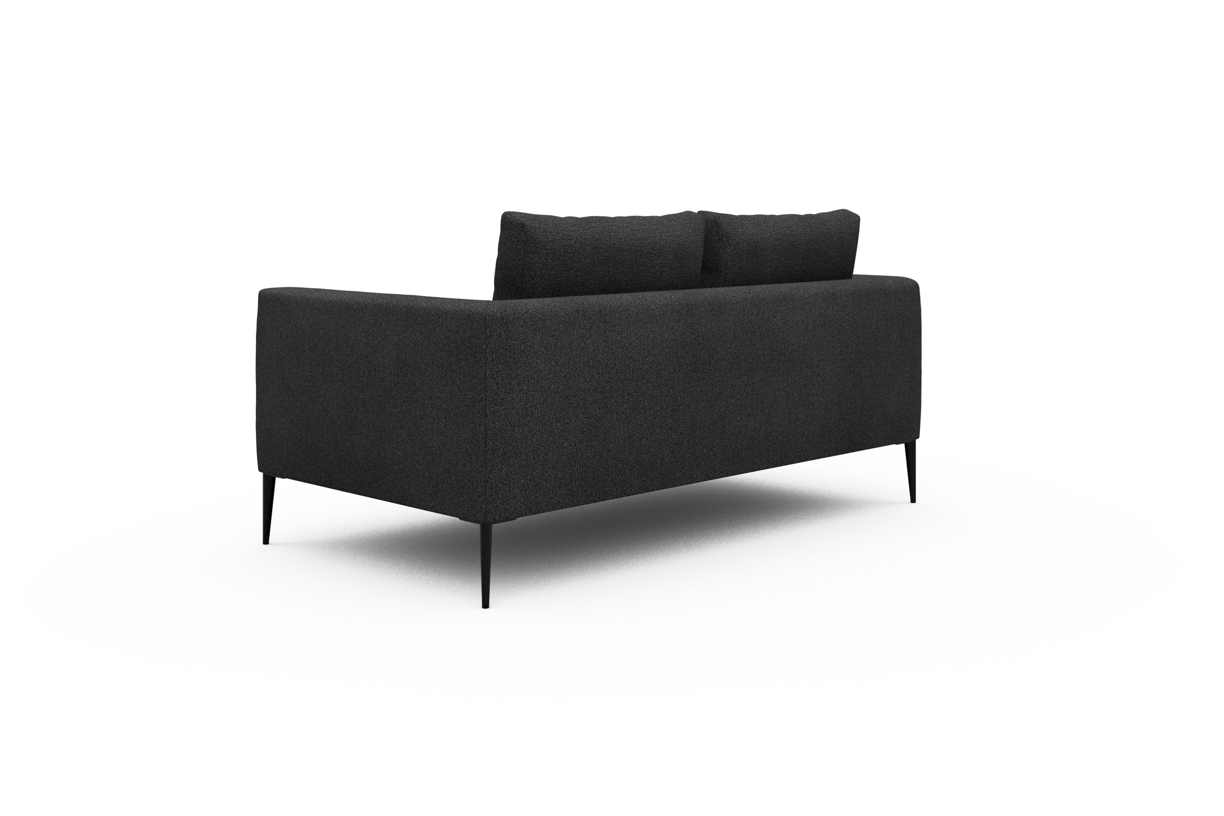 Sofa Paul 2-Sitzer Boucle-Charcoal
