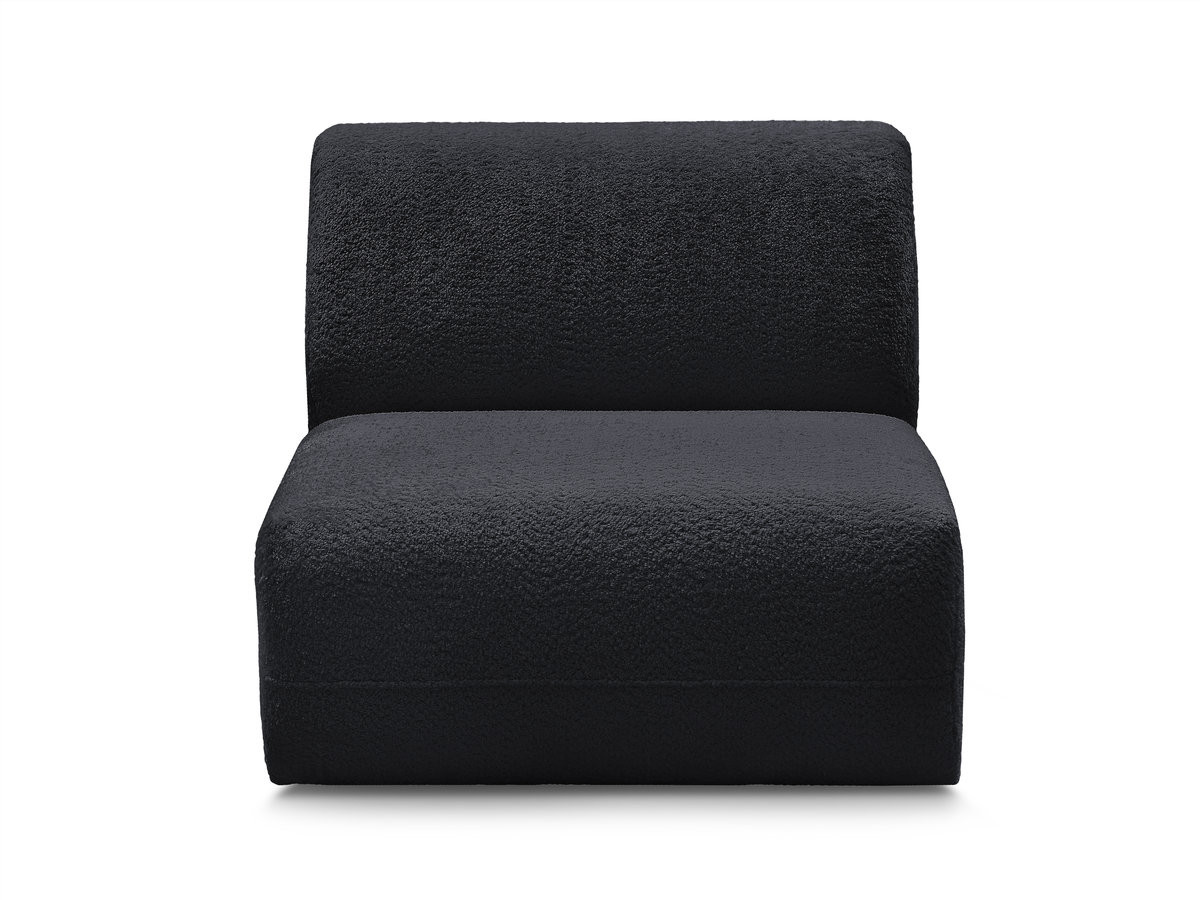 Bobochic Anda Sofamodul 1-Sitzer 84 × 103 cm Chenille Schwarz