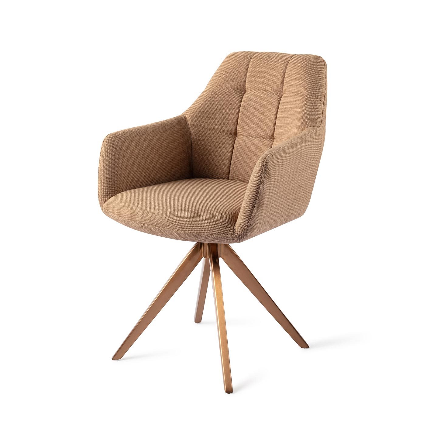 Jesper Home Esszimmerstuhl Noto Toasted-Toffee Turn Rosa
