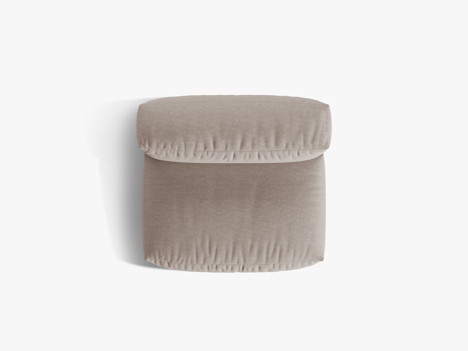 Micadoni Modul Martina 1-Sitzer Strukturierter Stoff Boston Dunkelbeige