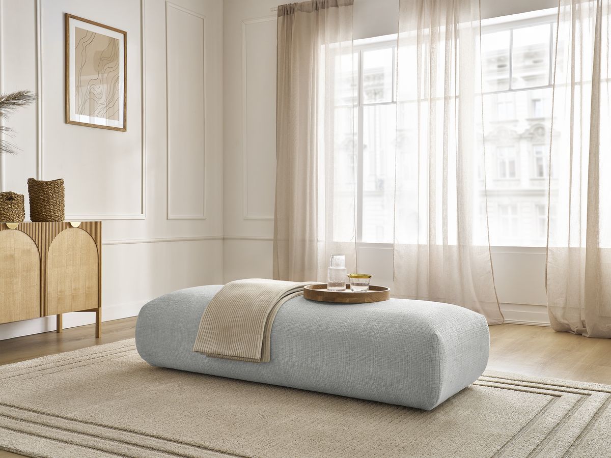 Bobochic Sirius Sofa Strukturstoff Hellgrau
