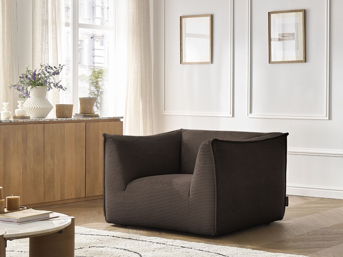Bobochic Giorgia Sessel Cordsamt Braun