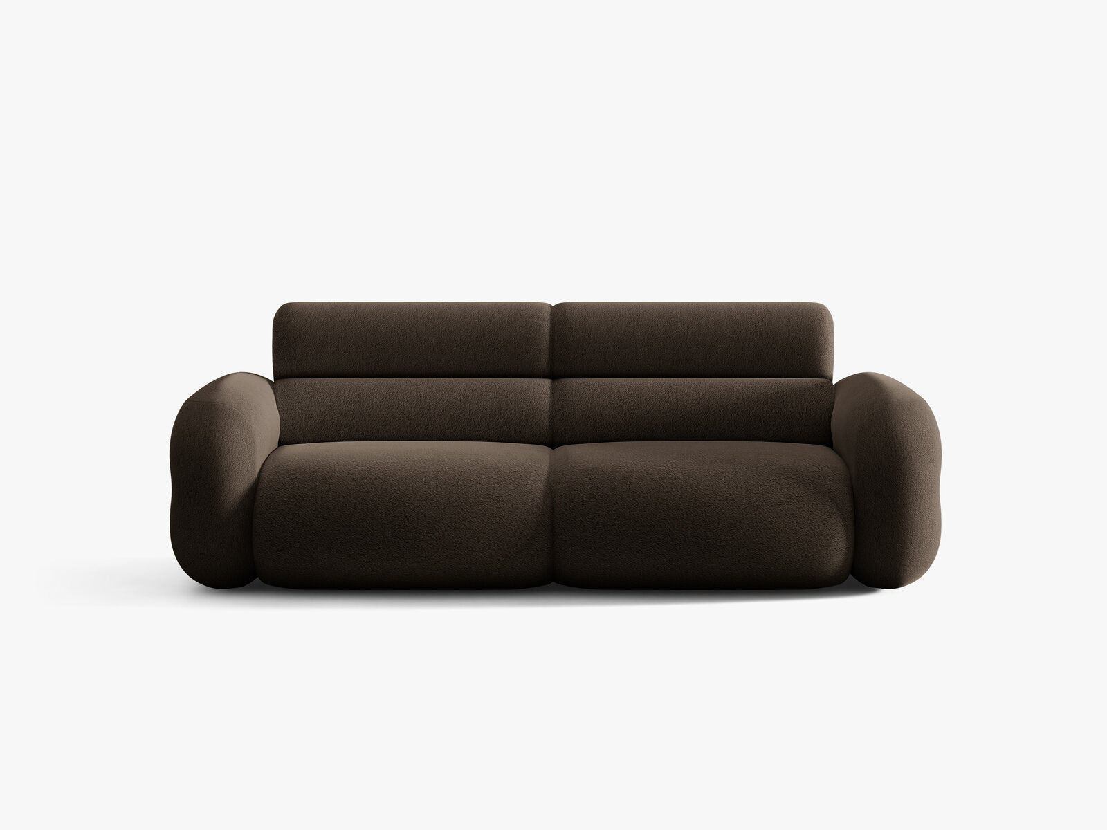 Micadoni Neo Sofa 3-Sitzer Boucle Baloo Braun