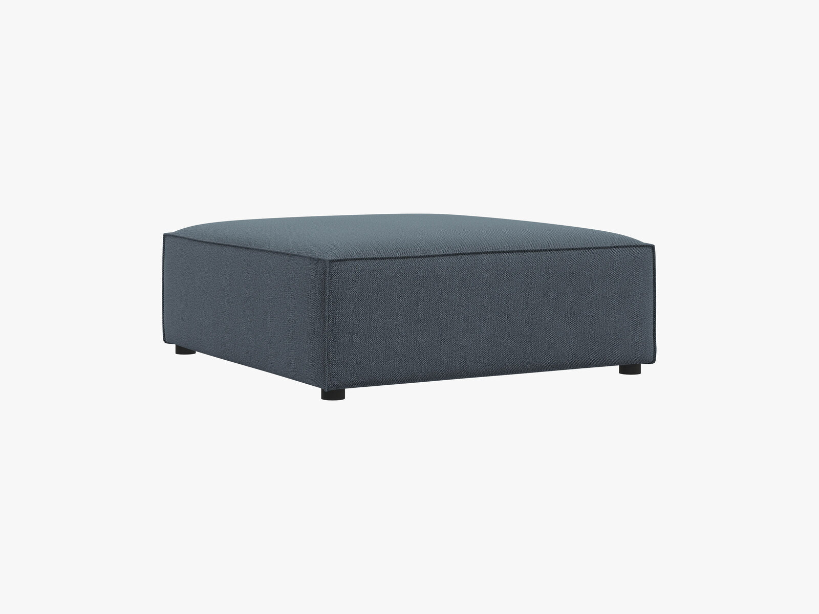 Micadoni Hocker Jodie 1-Sitzer Strukturierter Stoff Megan Blau