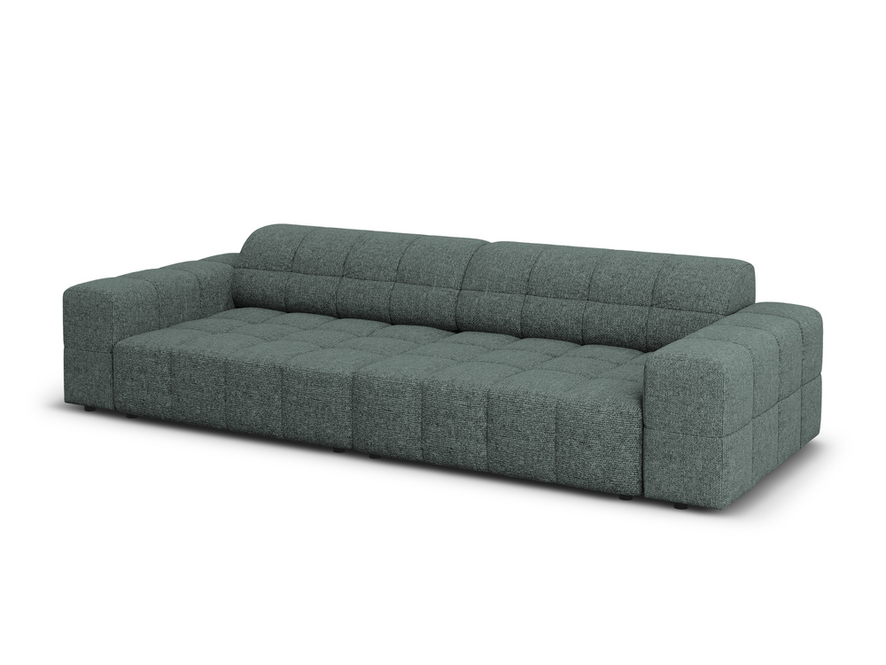 Cosmopolitan Design Sofa Chicago 4-Sitzer Chenille Haga Petrol