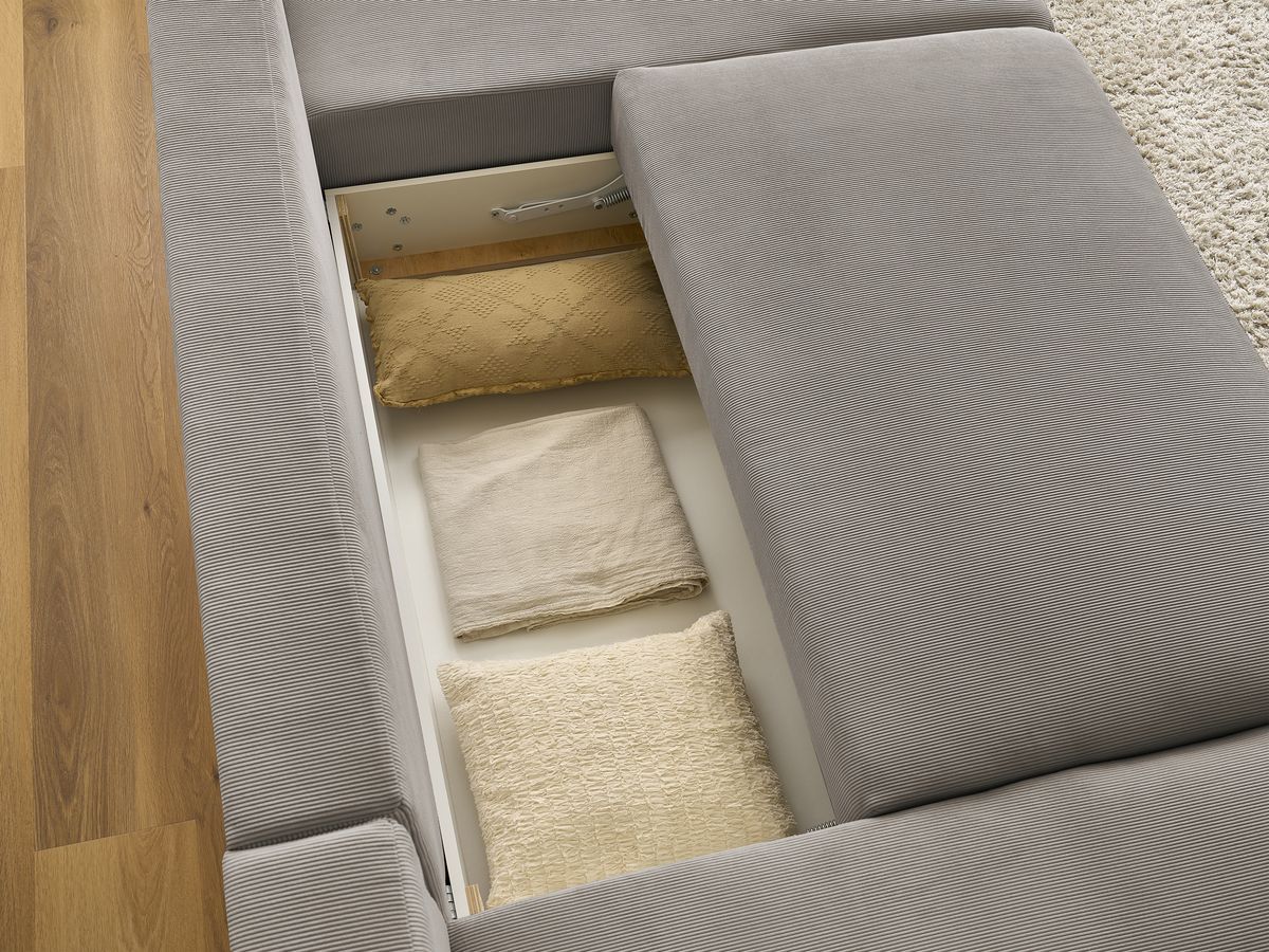 Bobochic Sidonie Wohnlandschaft Cordsamt Taupe
