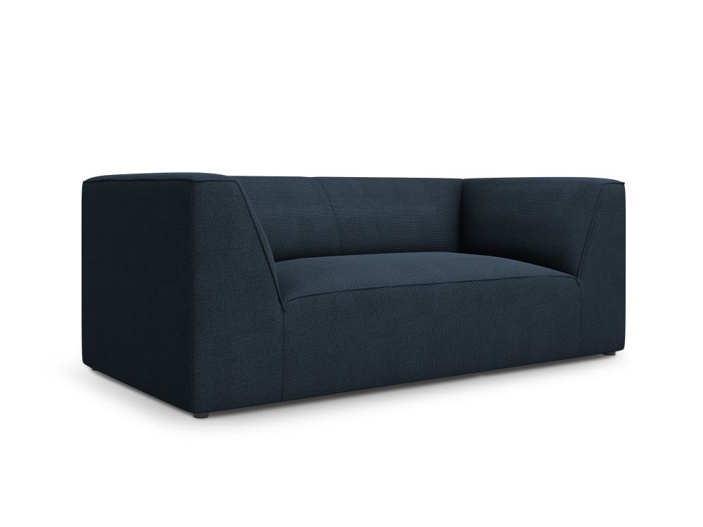 Cosmopolitan Design Sofa Siena 2-Sitzer Strukturierter Stoff Ottawa Marineblau