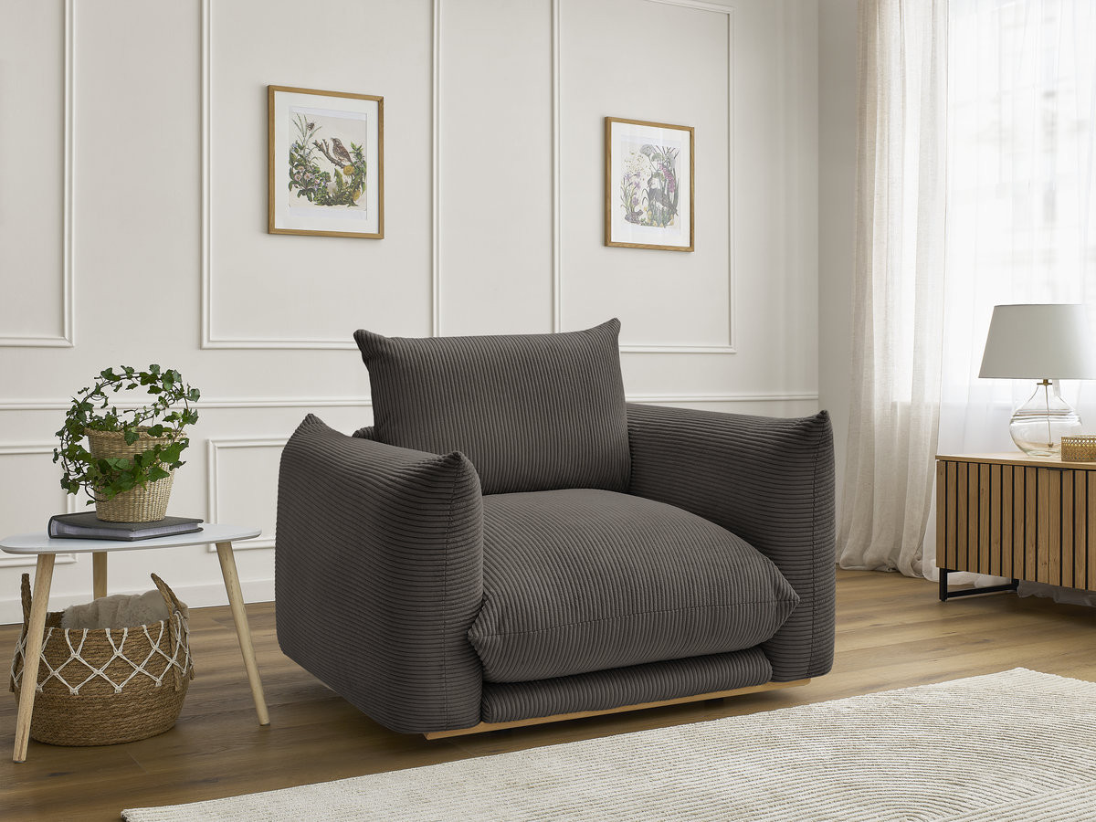 Bobochic Ernest Sessel Cordsamt Taupe