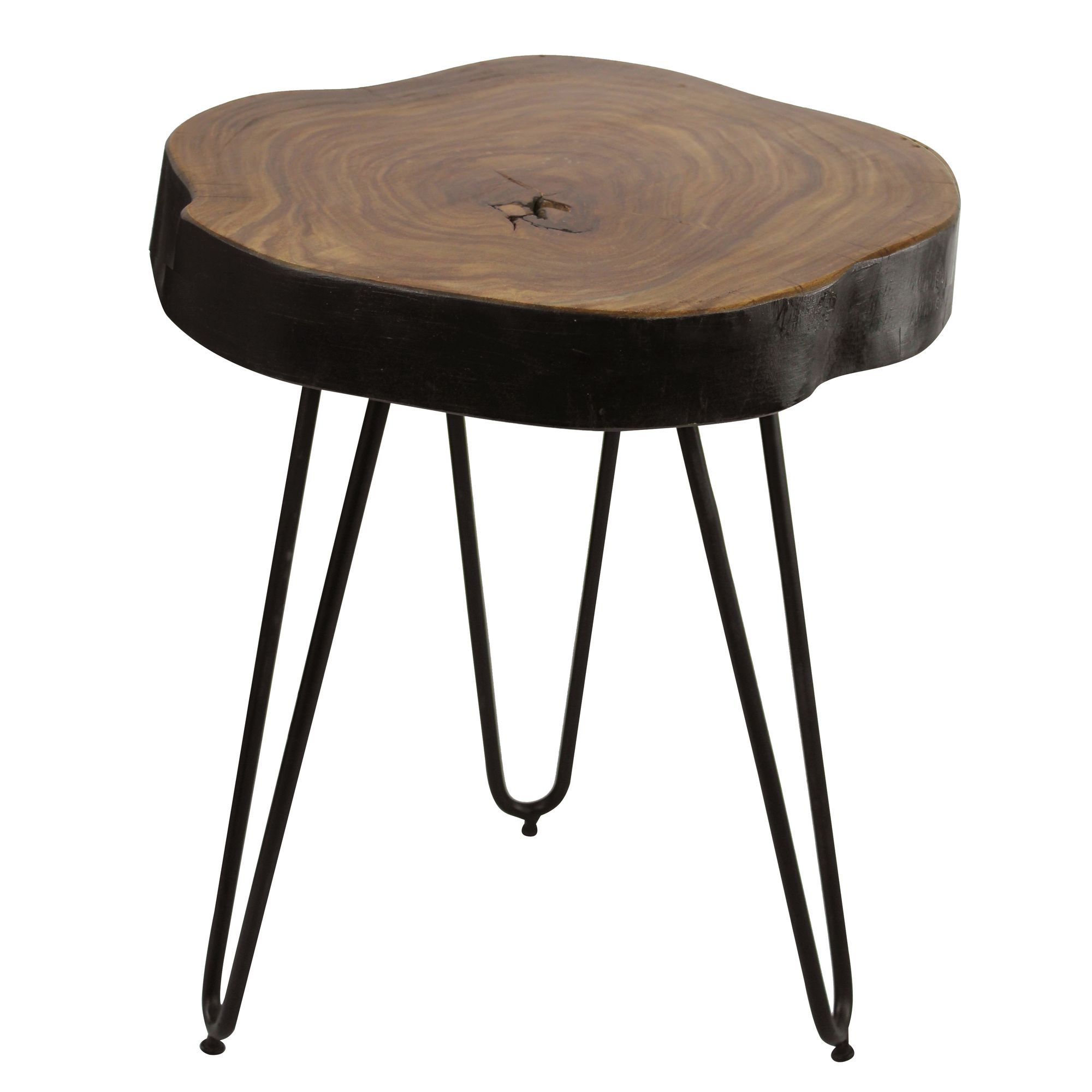 Beistelltisch Agdenes Massivholz Sheesham Höhe 46 cm