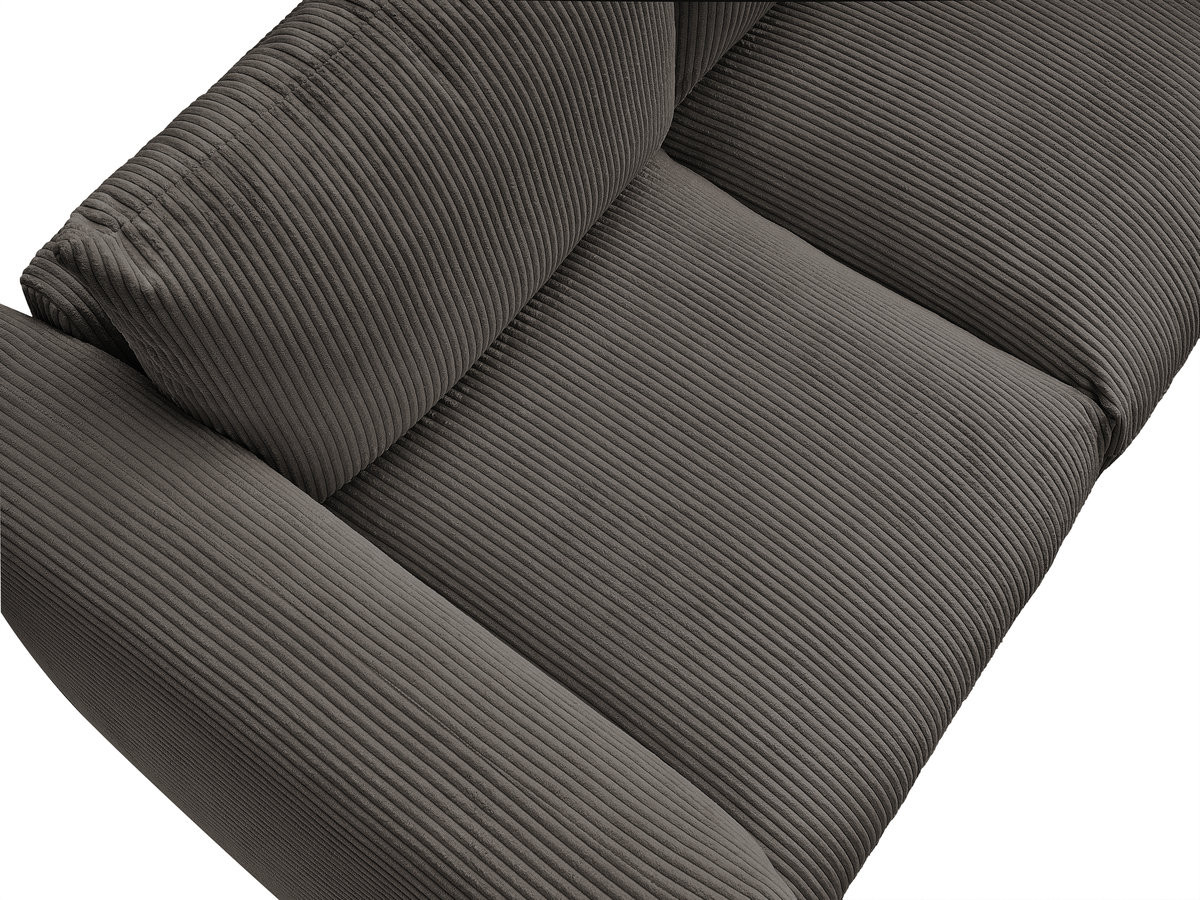 Bobochic Ernest Sofa 2-Sitzer Cordsamt Taupe