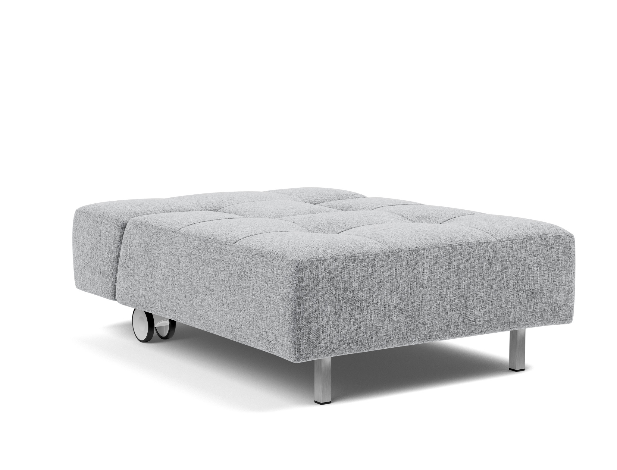 Sessel Long Horn D.E.L. Strukturierter Stoff Twist 565-Granite