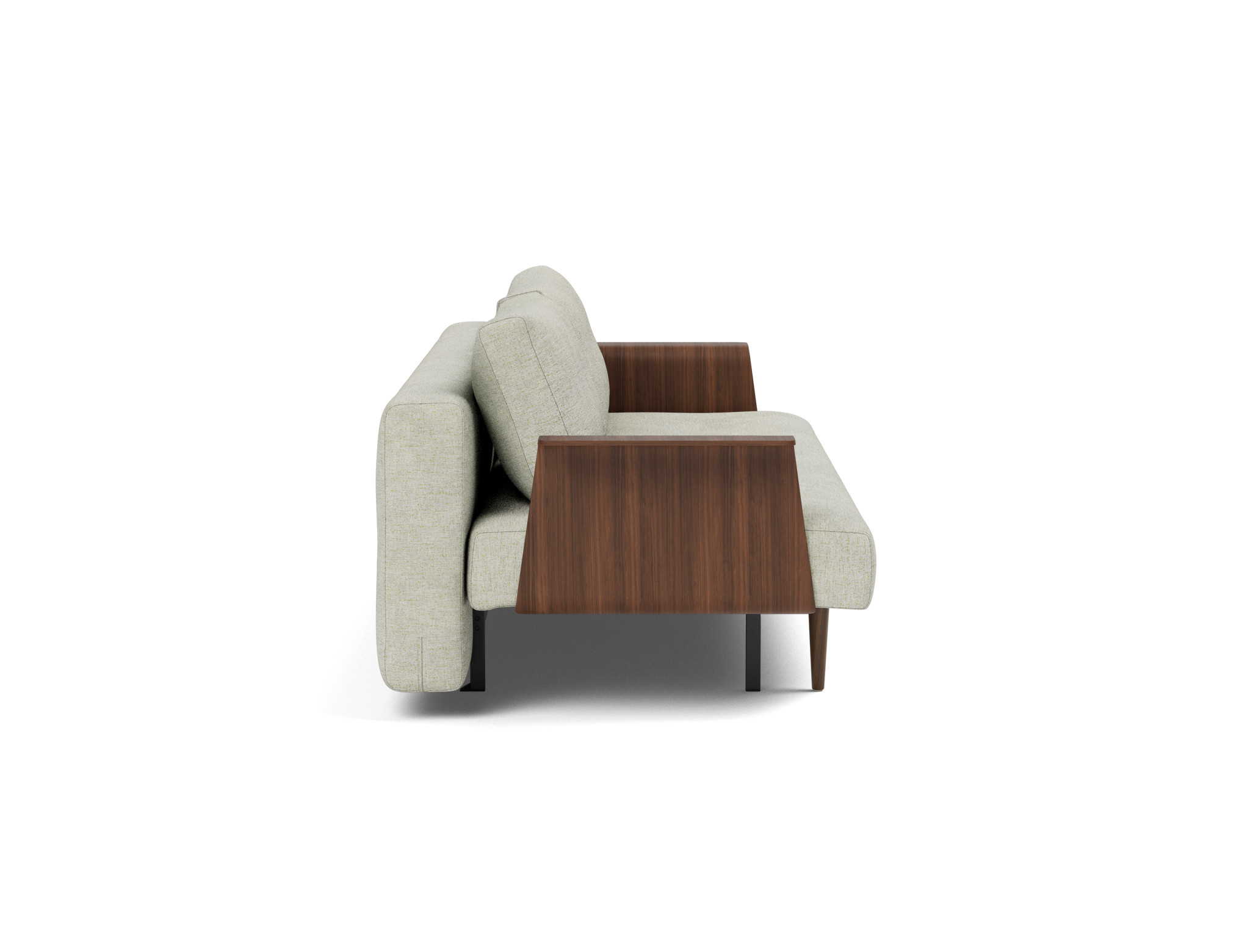 Schlafsofa Recast mit Armlehnen Flachgewebe Avella 280-Sand