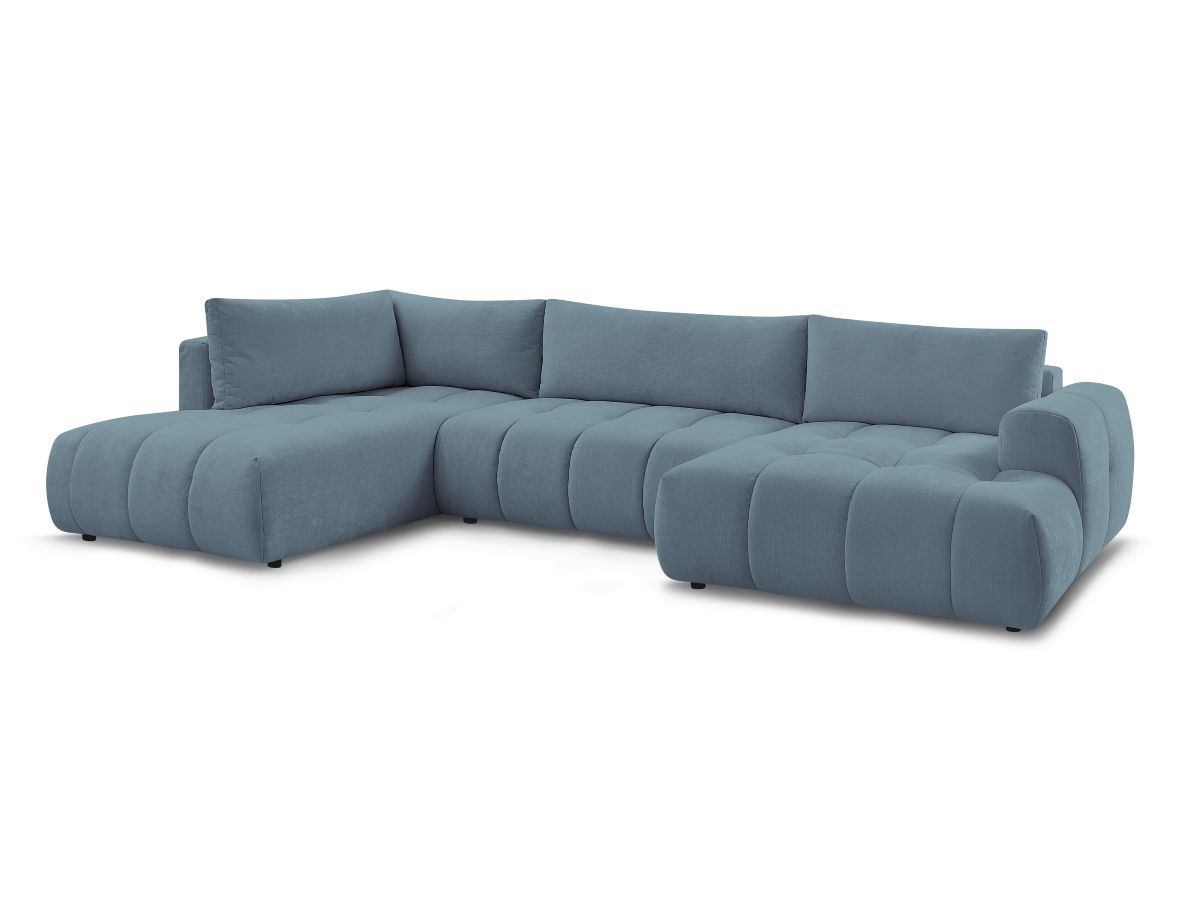 Bobochic Fuji Wohnlandschaft Stoff Hellblau Ecke rechts