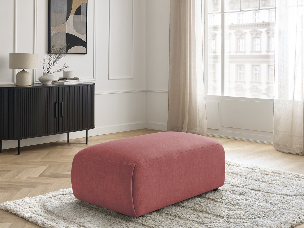 Bobochic Jana Pouf 63 × 114 cm Samt Orange