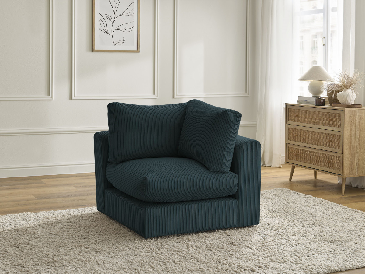 Bobochic Paris Eckmodul Cordsamt Dunkelblau
