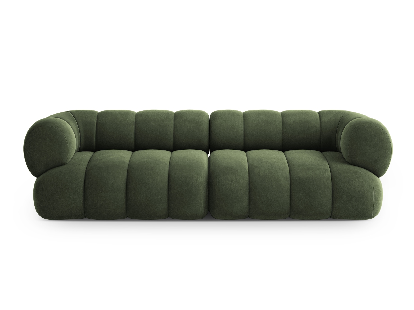 Cosmopolitan Design Sofa Koge 4-Sitzer Samt Vogue Grün