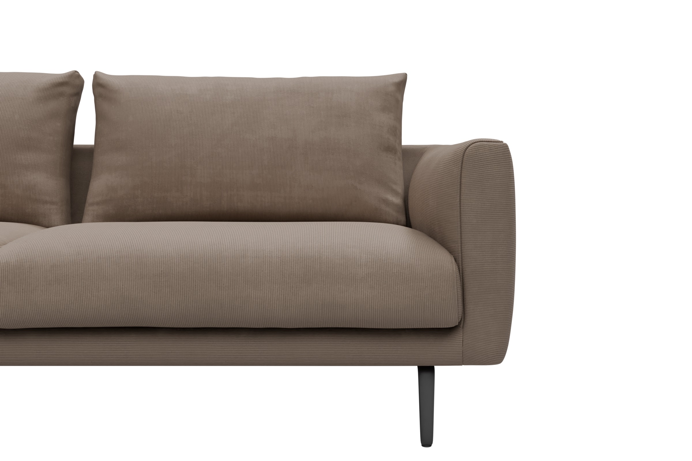 Sofa Karl 3-Sitzer Cordufine-Biege
