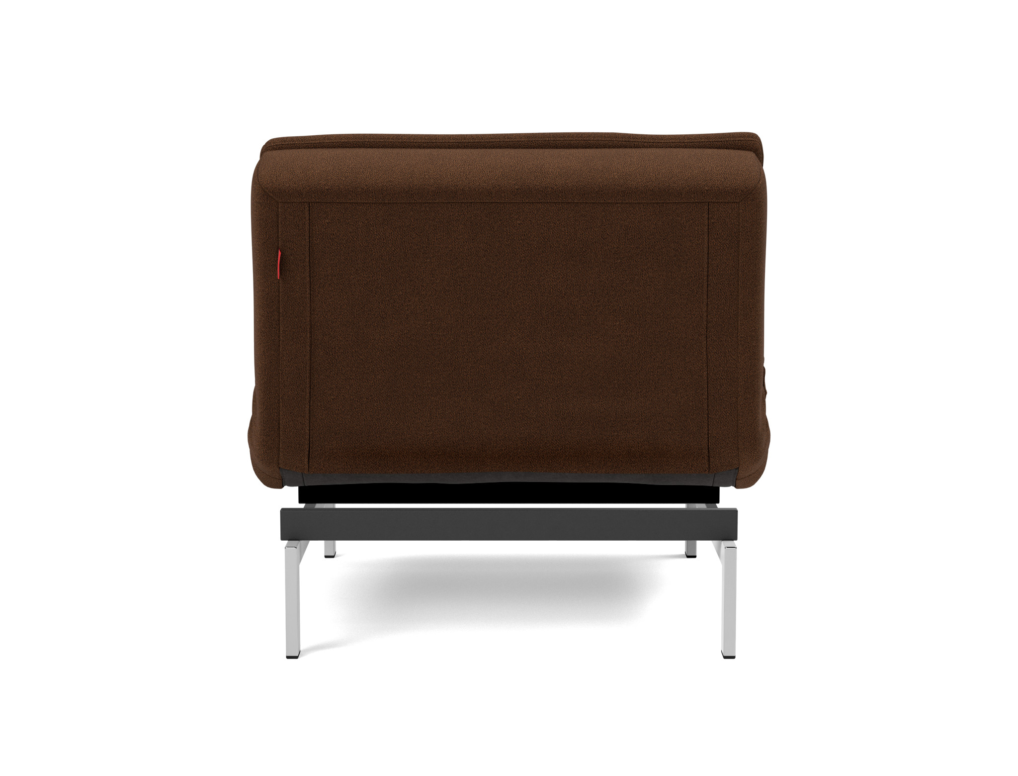 Sessel Dublexo Strukturierter Stoff Taura 359-Cappuccino Beine Chrom