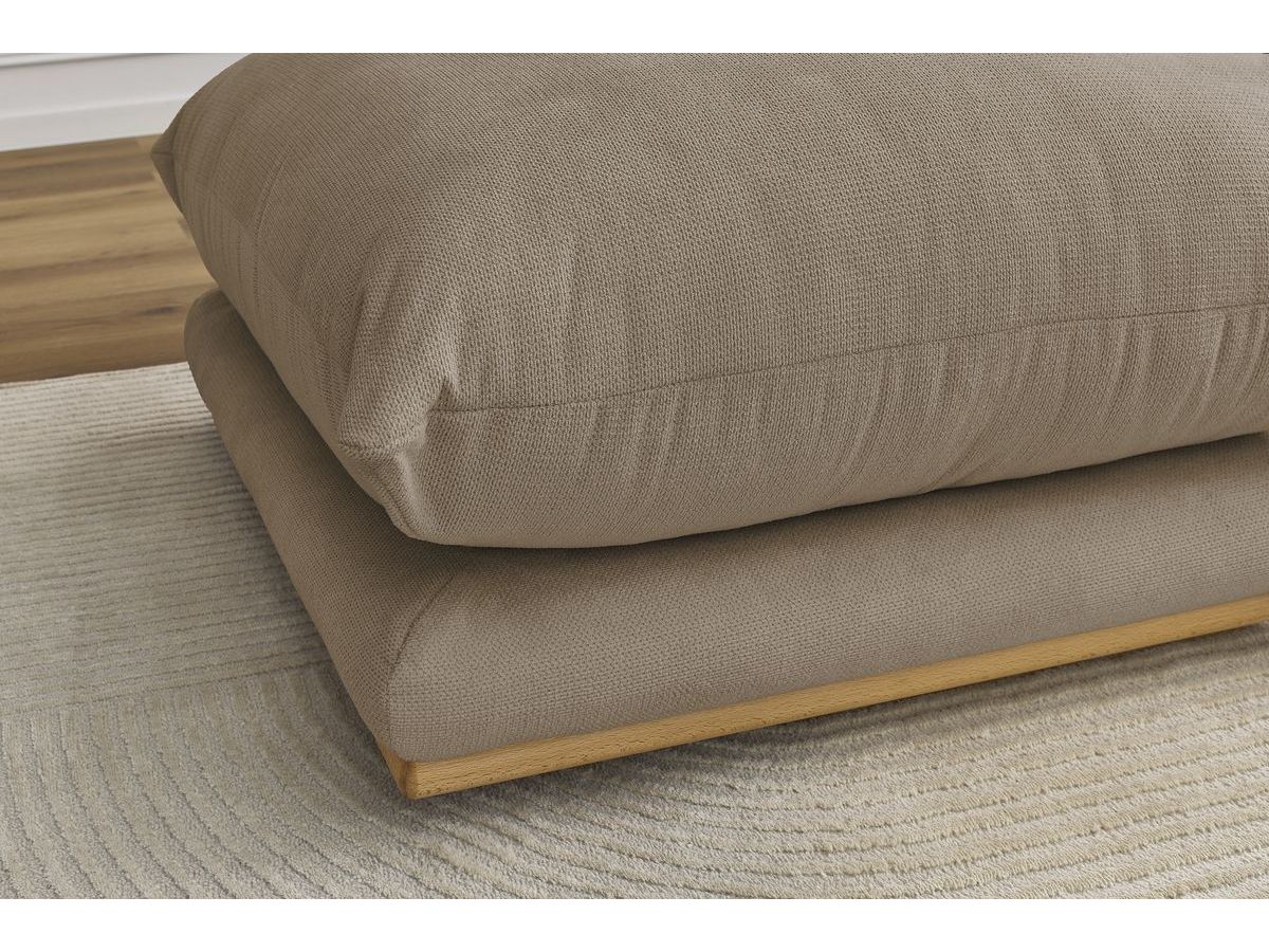 Bobochic Ernest Pouf Stoff Taupe