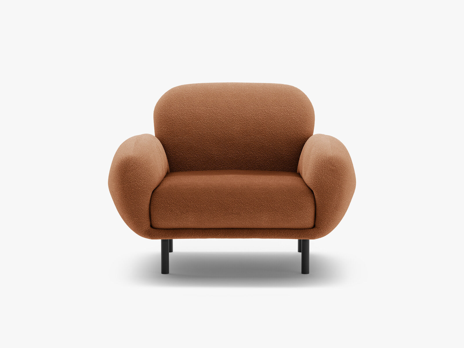 Micadoni Sessel Poppy Boucle Baloo Terrakotta