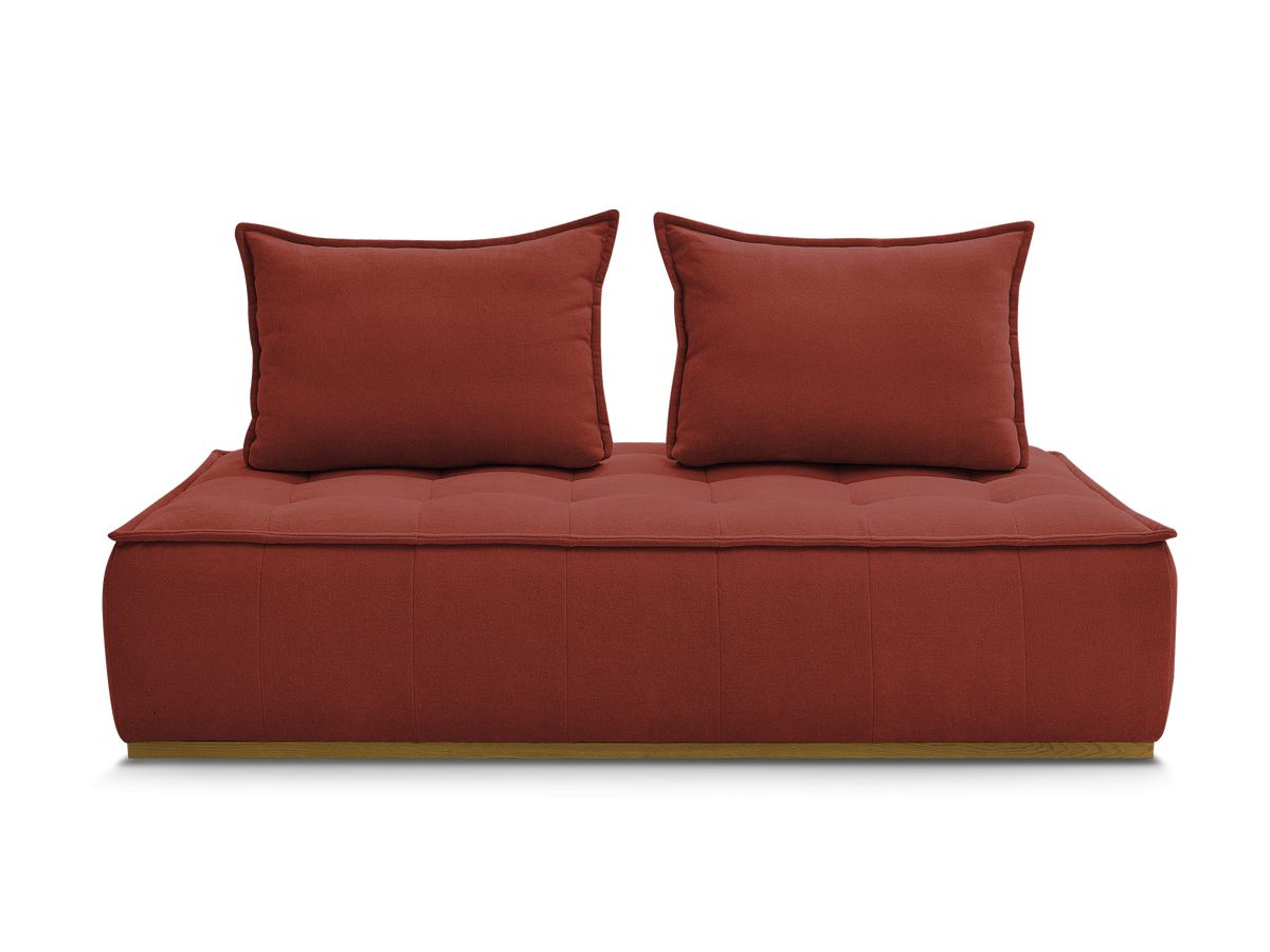 Bobochic Elisa Sofamodul 2-Sitzer Strukturstoff Orange