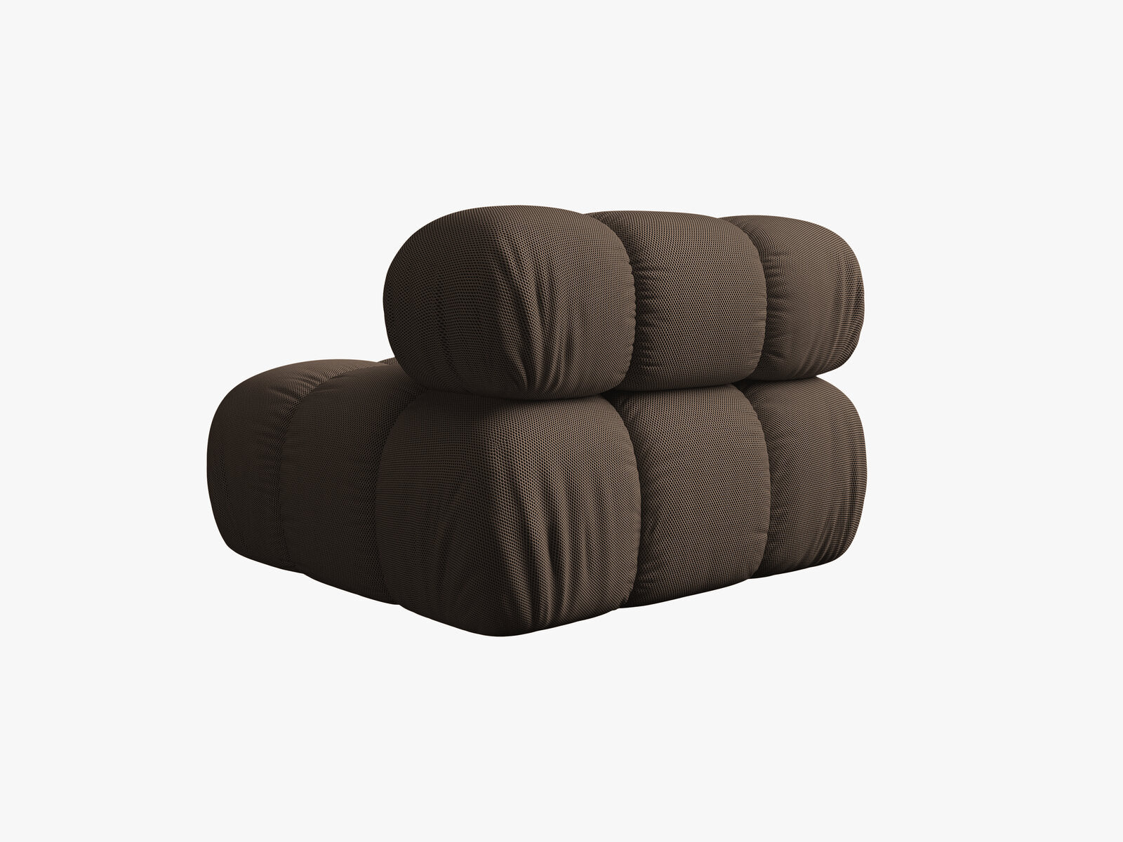 Micadoni Armloses Modul Bellis 3D-Stoff Sonic Braun