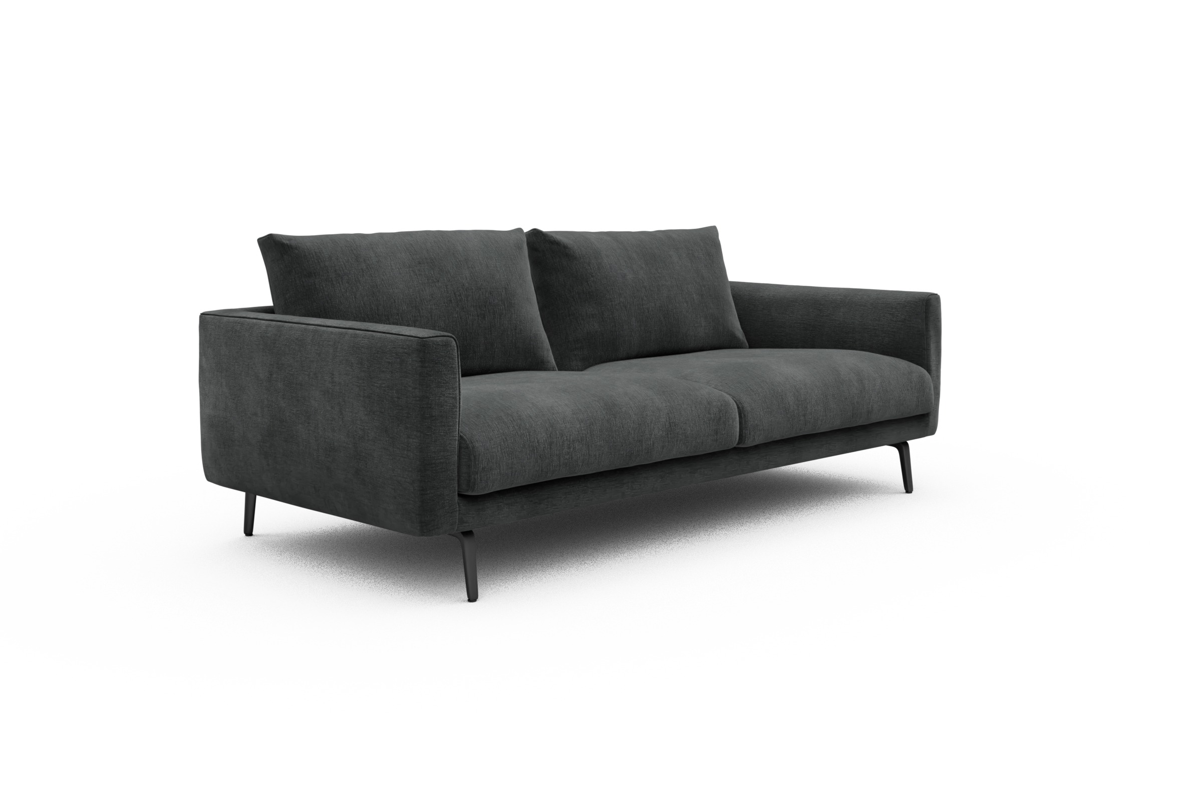 Sofa Karl 3-Sitzer Smooth-Deep-Warm-Grey