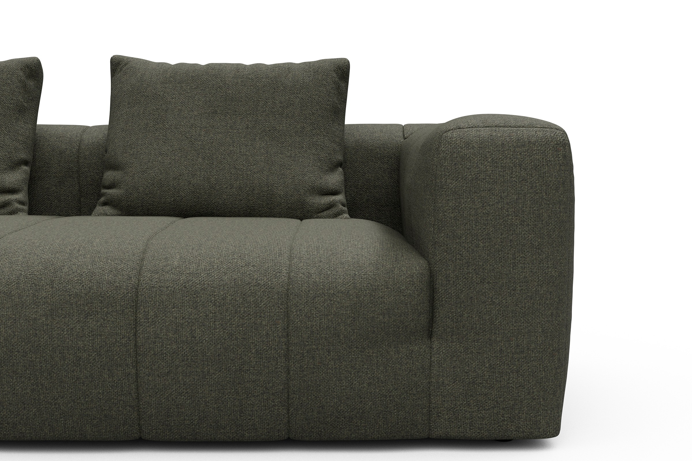 Sofa Hugo 3-Sitzer Sama-Winter-Moss