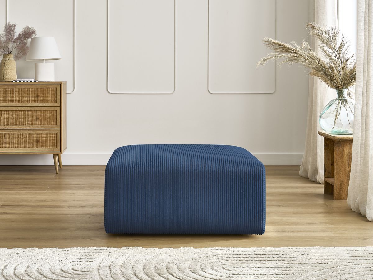 Bobochic Tina Pouf Cordsamt Dunkelblau