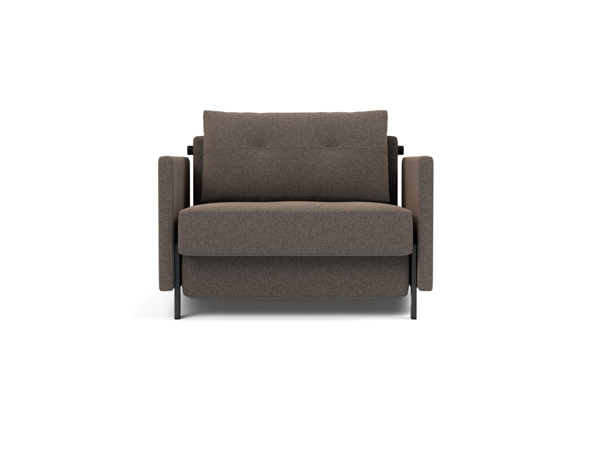 Schlafsessel Cubed 90 mit Armlehnen Boucle Skandi 530-Taupe