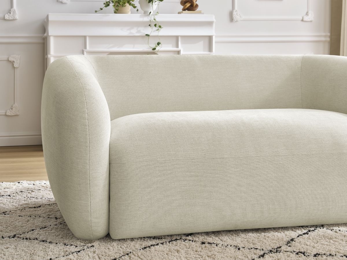 Bobochic Celine Sofa 2-Sitzer Stoff Beige