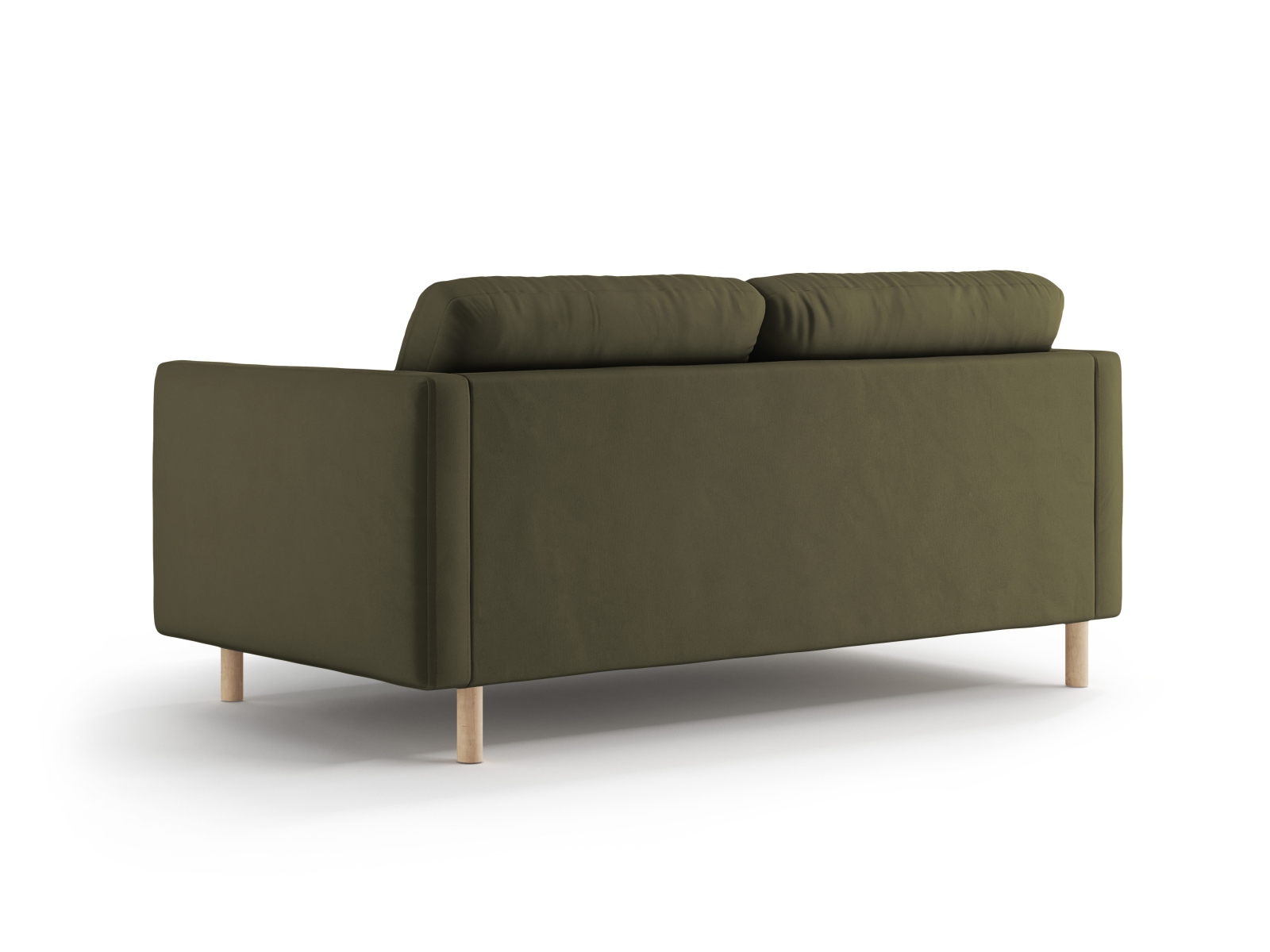 Micadoni Sofa Eden 2-Sitzer Samt Moßgrün Melange