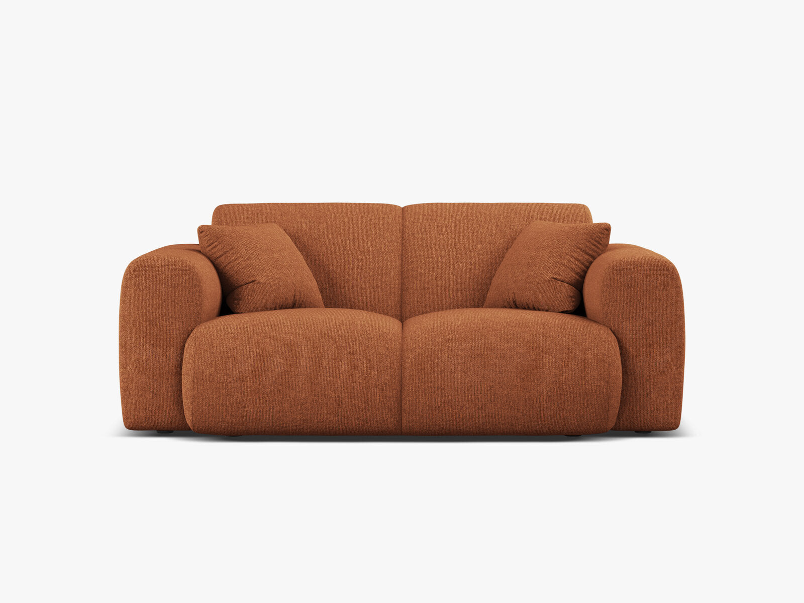 Micadoni Sofa Molino 2-Sitzer Chenille Eden Ziegel