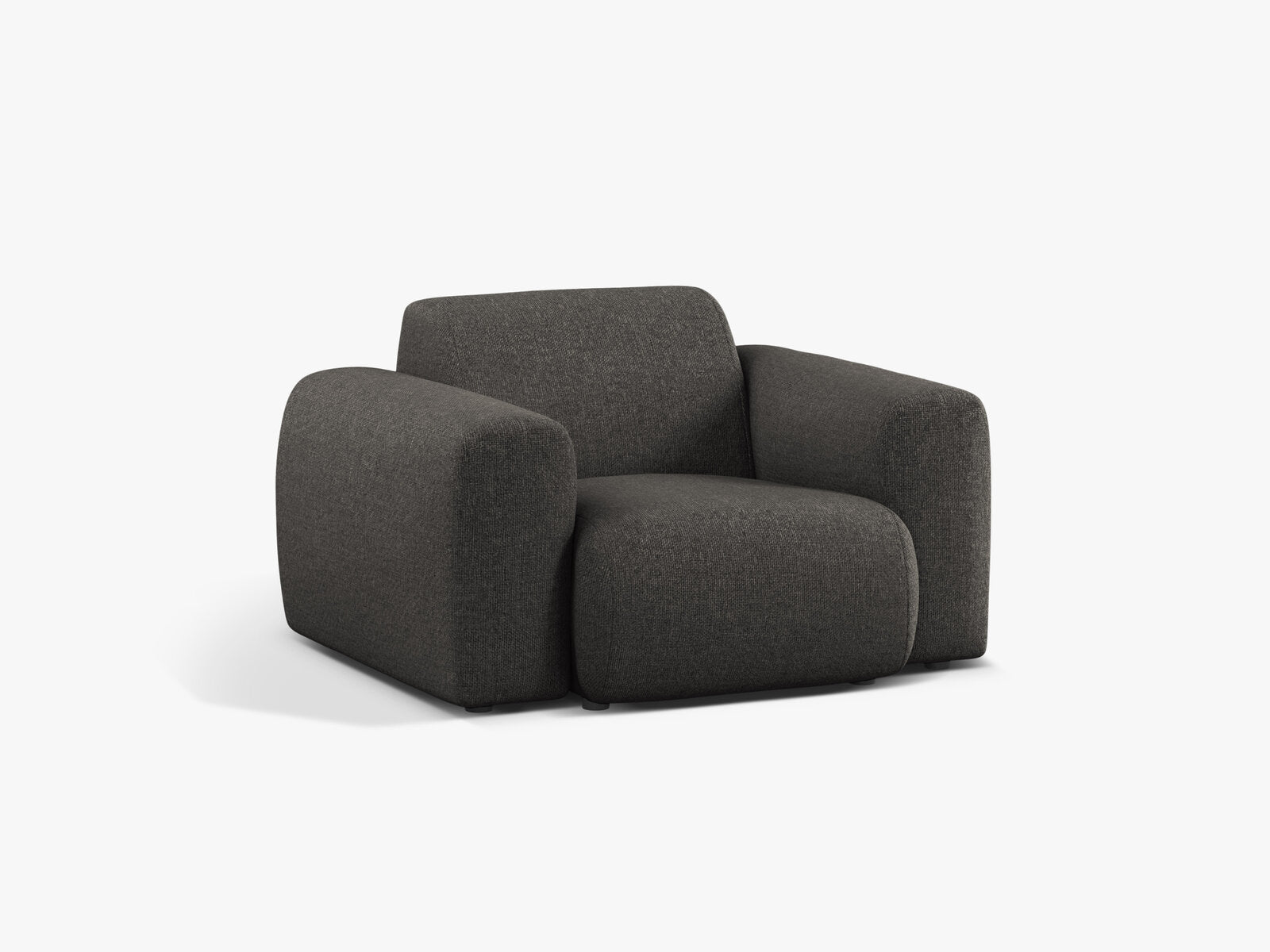 Micadoni Sessel Molino Chenille Eden Dunkelgrau
