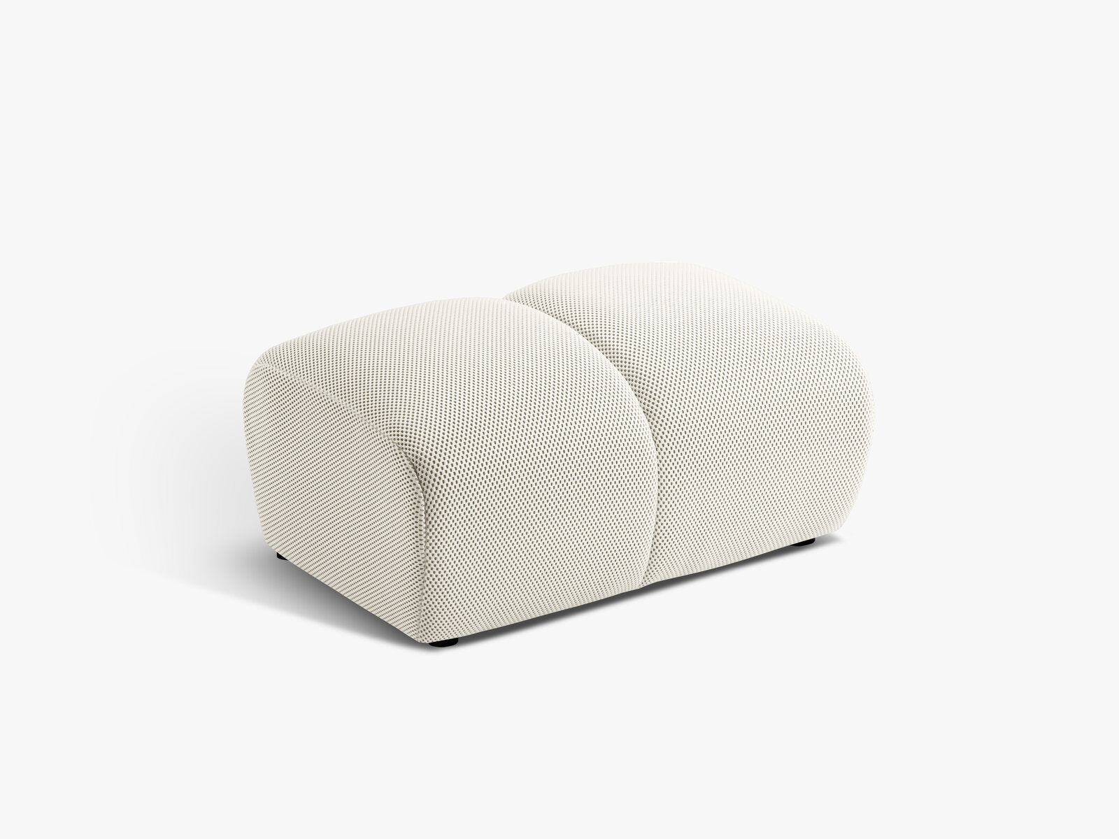 Micadoni Hocker Diana 3D-Stoff Sonic Helles Beige