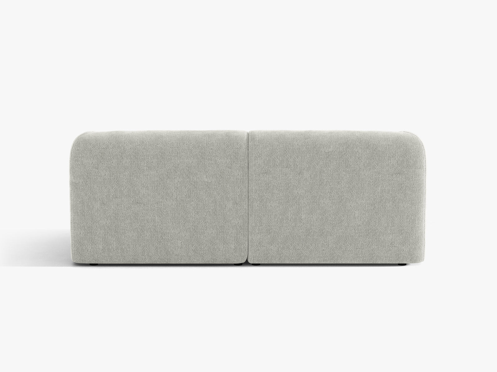 Micadoni Sofa Miley 2-Sitzer Chenille Eden Silber