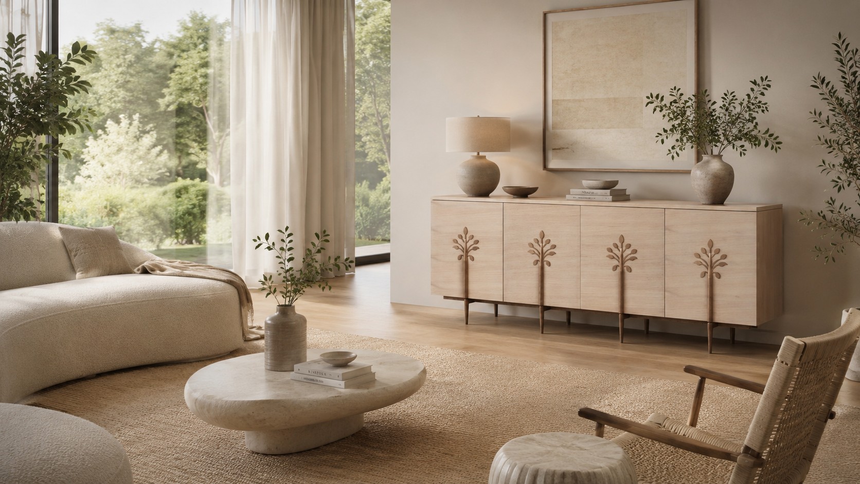 Livin Hill Sideboard Stilig Helles Naturholz