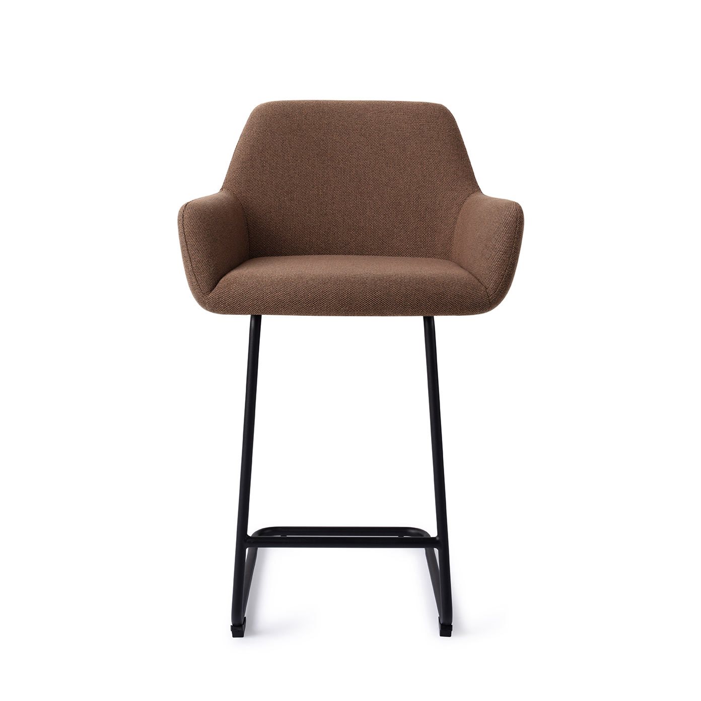 Jesper Home Barhocker Hiroo Rustic-Rye Arch Schwarz Barhöhe (75cm) moebelfaktor